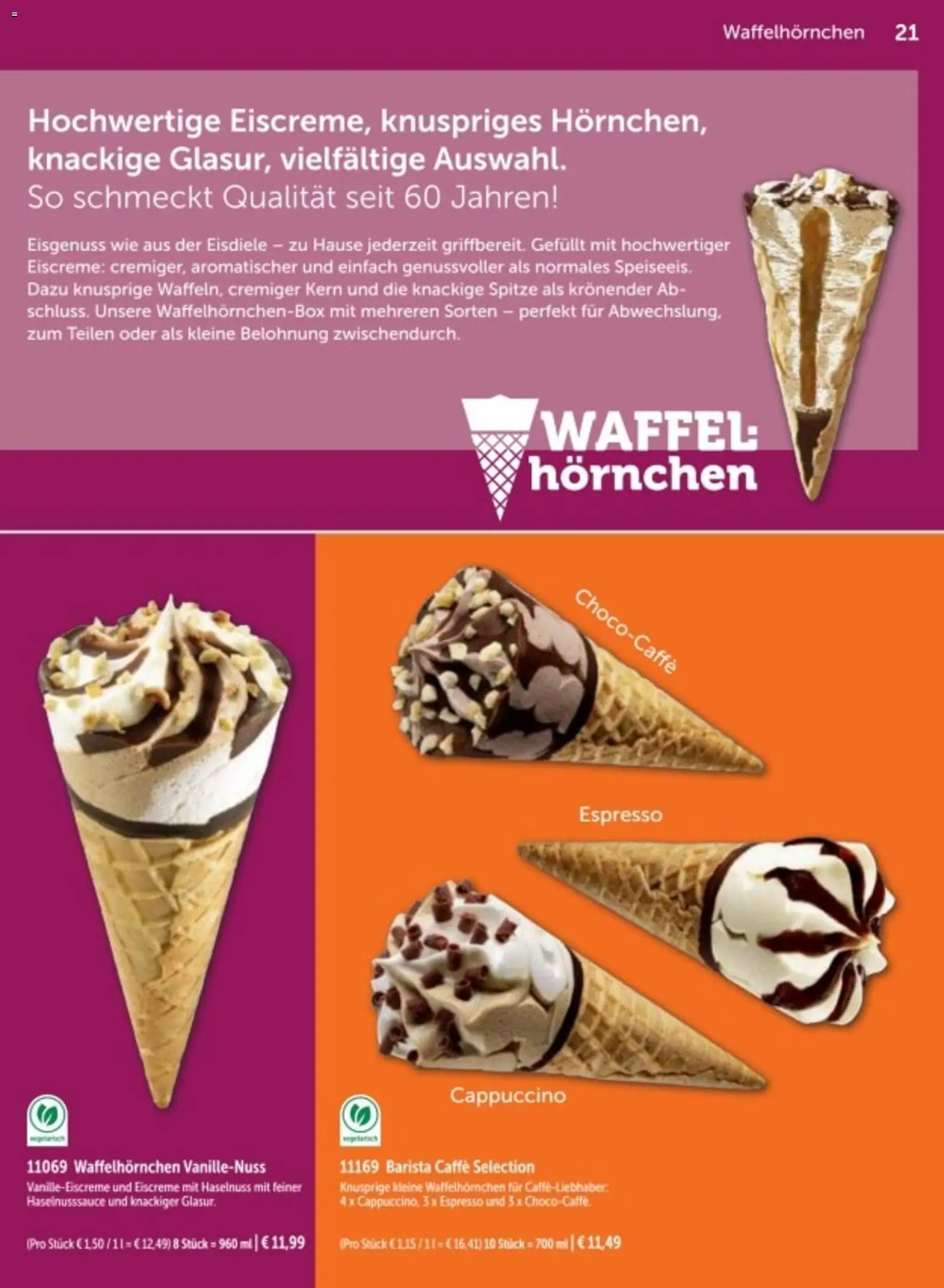 Bofrost Katalog – gültig ab 06.03.2026 | Seite: 21 | Produkte: Eiscreme