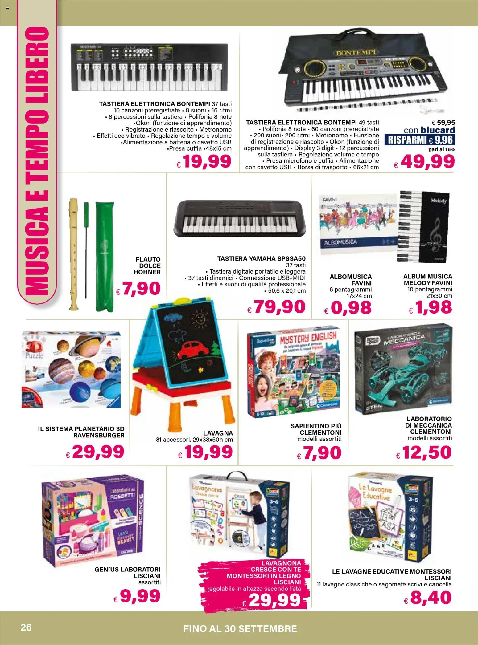 Volantino Il Gigante del 06/08/2026 | Pagina: 26 | Prodotti: Tè, Tastiera, Presa, Batteria