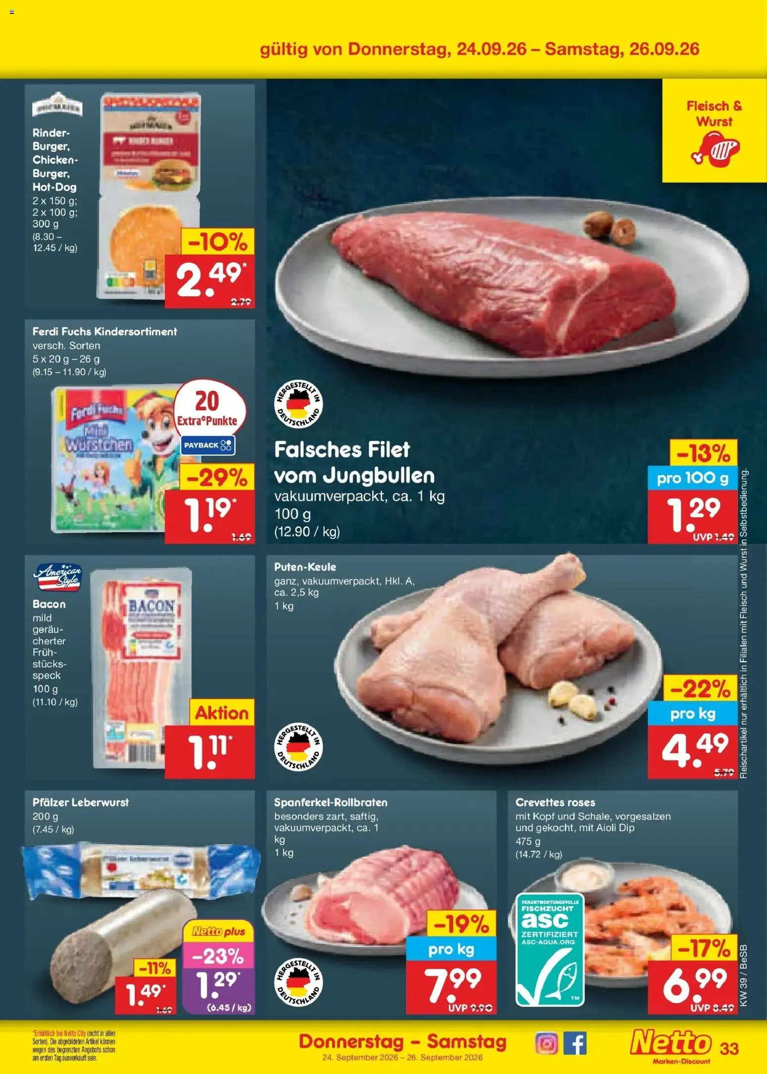 Netto Marken-Discount Prospekt Berlin-Prenzlauer Berg – gültig ab 21.09.2026 | Seite: 47 | Produkte: Wurst, Fleisch