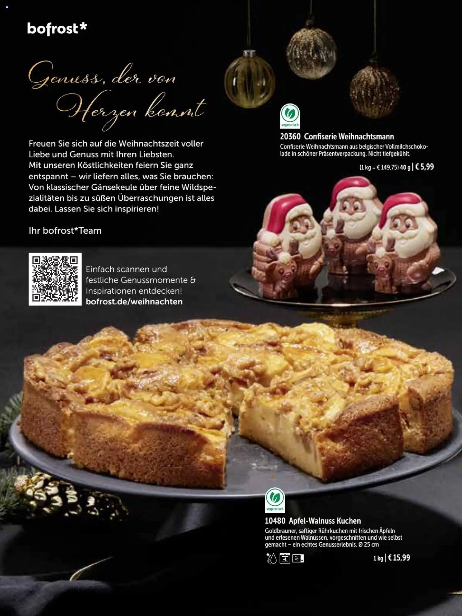 Bofrost Katalog Weihnachten 2026 – gültig ab 26.10.2026 | Seite: 2 | Produkte: Kuchen