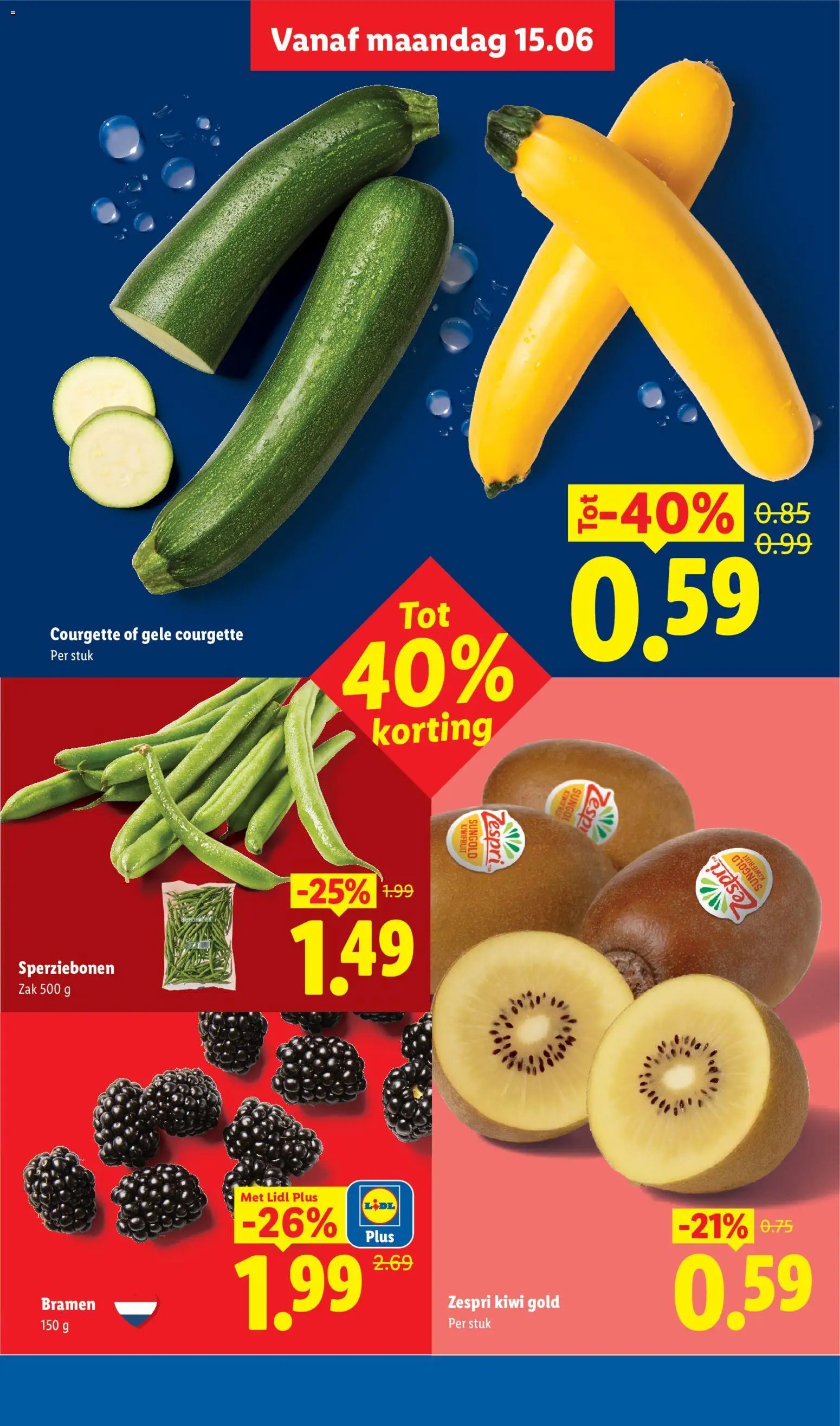 {H1} | Pagina: 5 | Producten: Courgette, Kiwi, Zak
