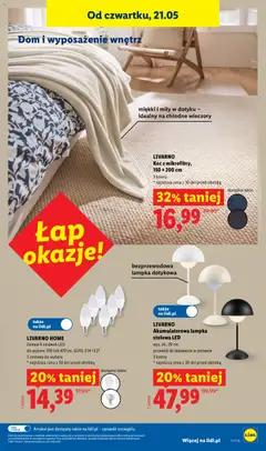 Pogląd oferty "LIVARNO Koc z mikrofibry, 150 x 200 cm, Koc z mikrofibry, 150 x 200 cm, 3 kolory" - ważna od 18.05.2026 | Strona: 37 | Produkty: Koc