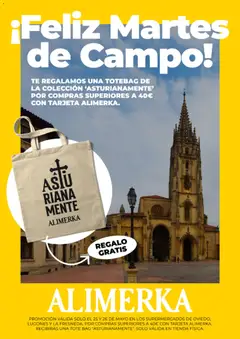 Vista previa Alimerka Martes de Campo válido desde el 25.09.2026