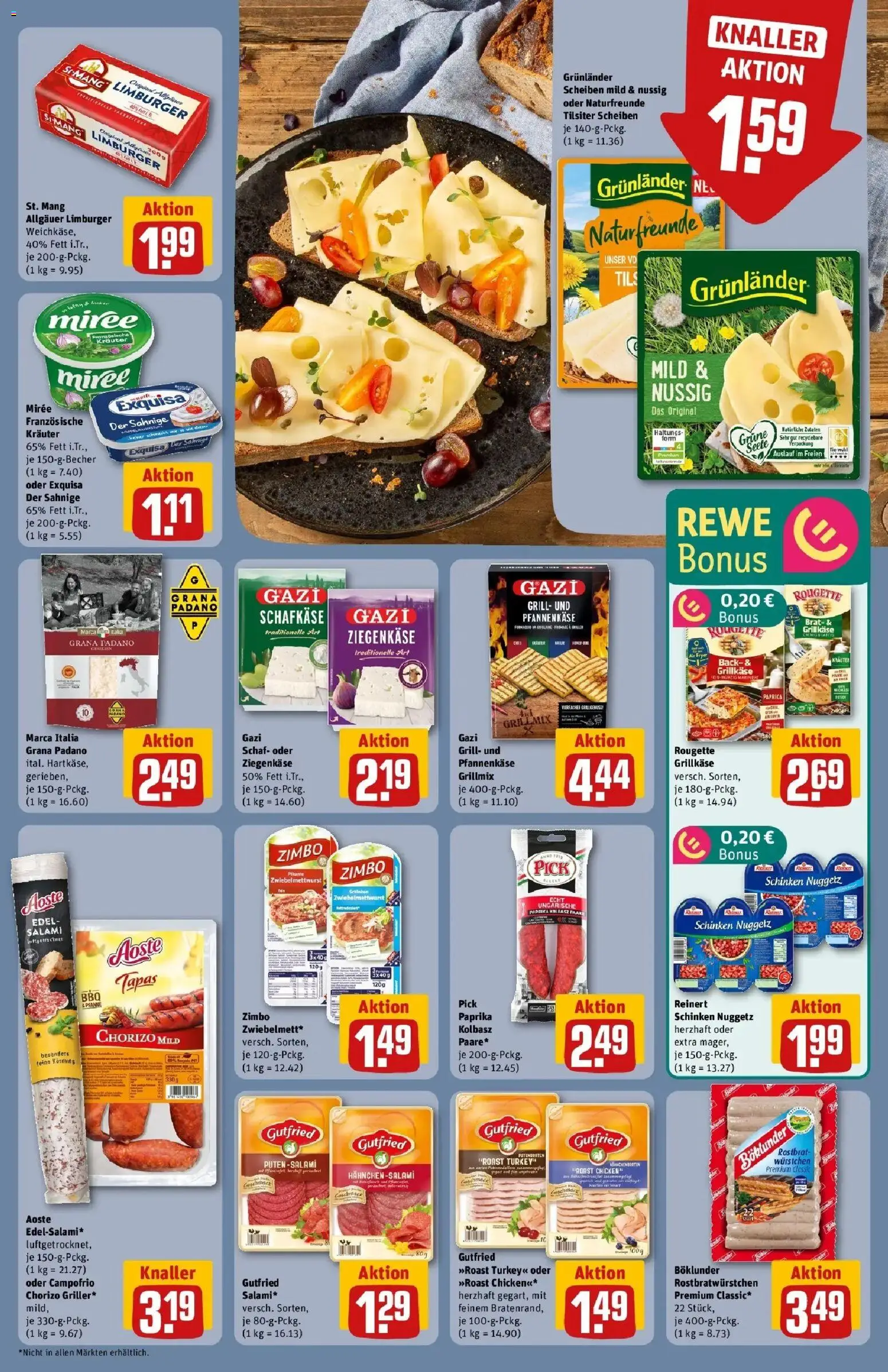Rewe Prospekt Bielefeld	 – gültig ab 12.04.2026 | Seite: 13 | Produkte: Grill, Exquisa, Salami, Schinken