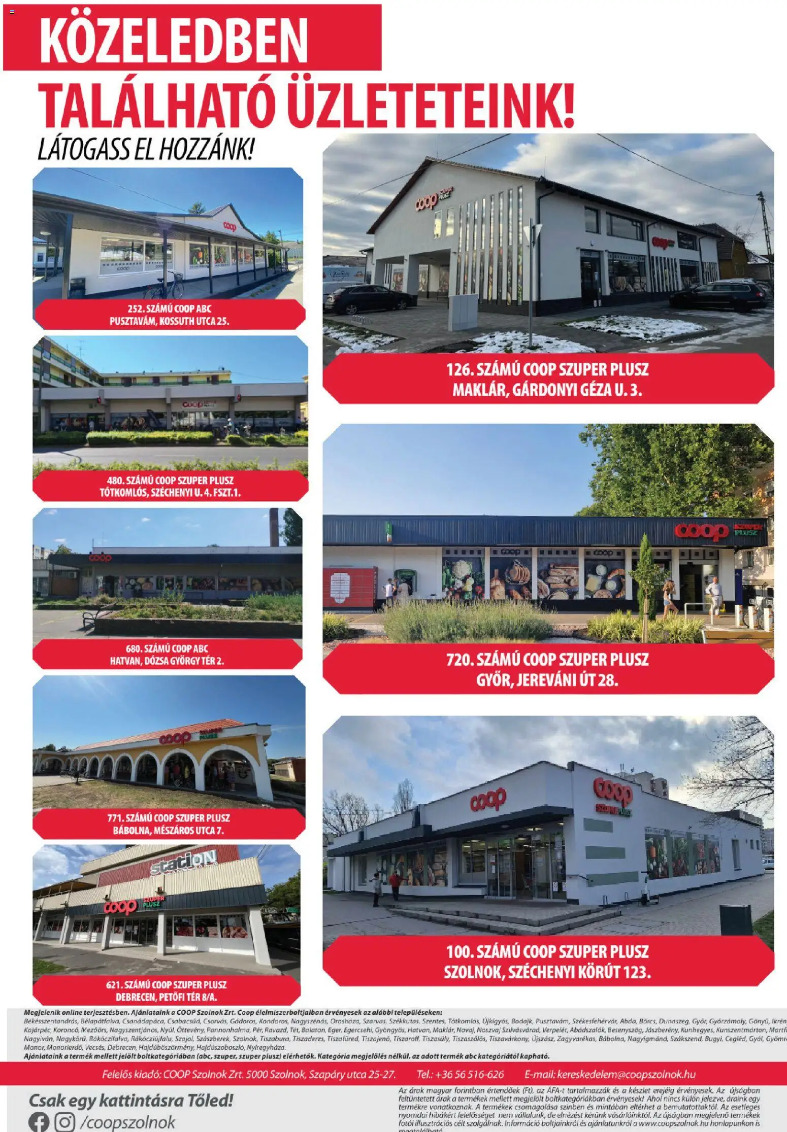 COOP Szolnok akciós ujság - amely érvényes a következő dátumtól: 2026.07.23. | Oldal: 7