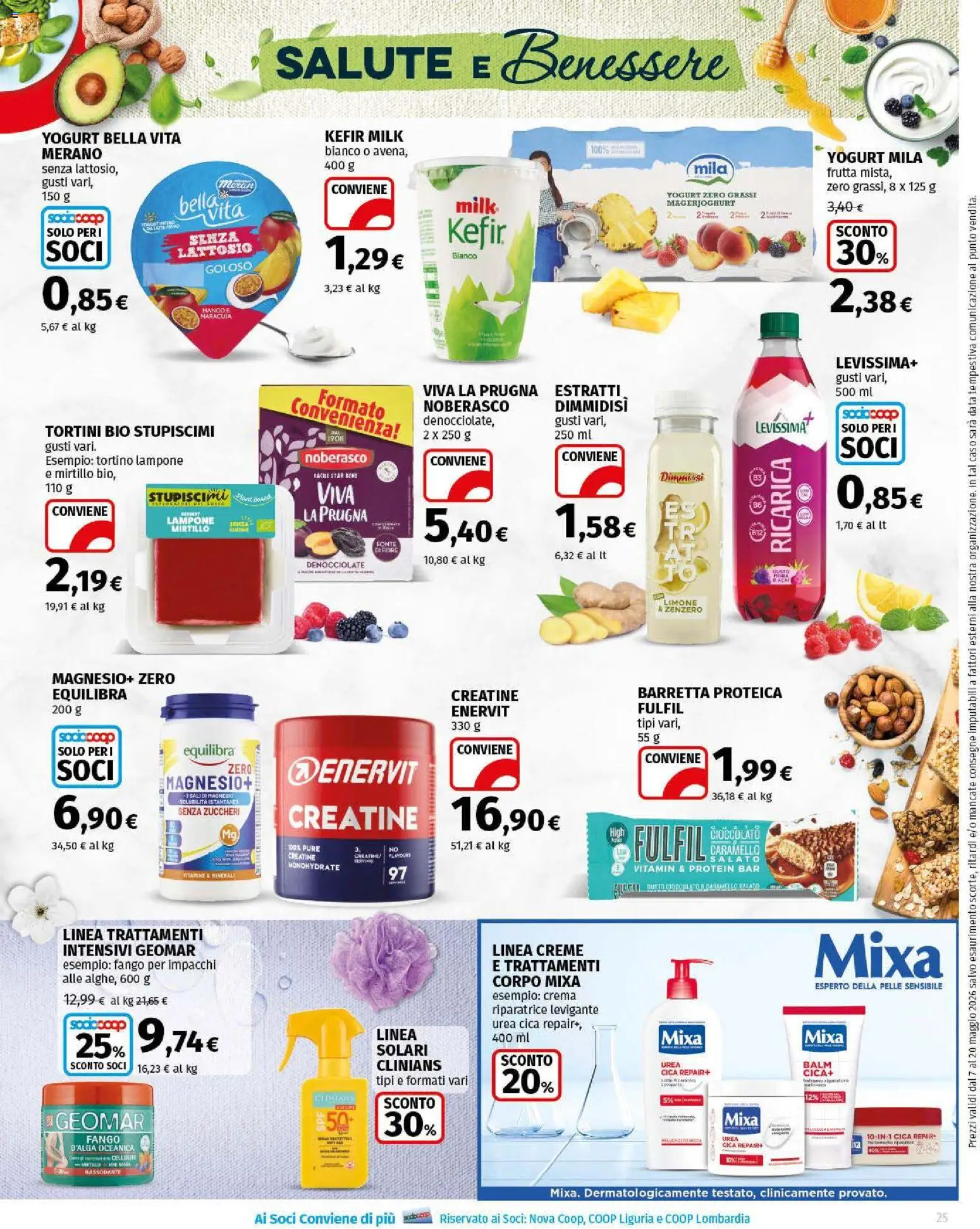 Volantino Ipercoop del 07.05.2026 | Pagina: 25 | Prodotti: Yogurt, Cioccolato, Limone, Barretta