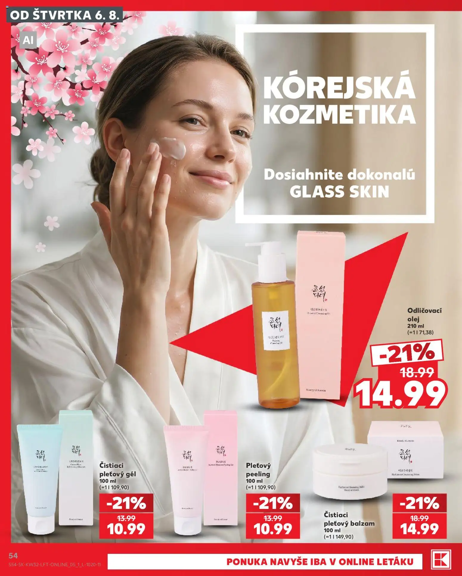 Nové Kaufland akcie – leták je platný od 06.08.2026 | Strana: 54 | Produkty: Olej, Peeling