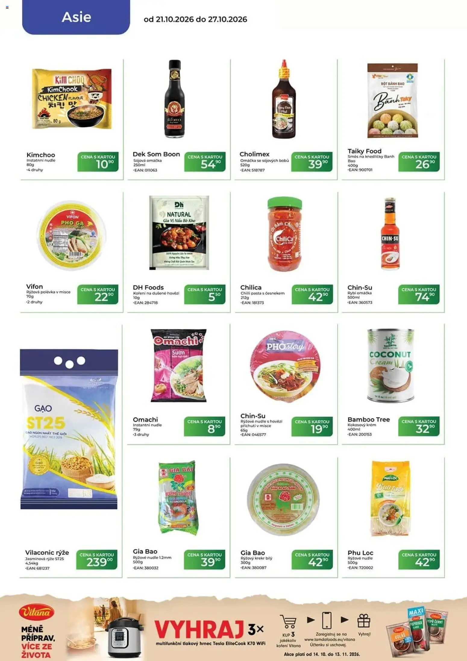 Tamda Foods leták od 21.10.2026 | Strana: 46 | Produkty: Hovězí, Gin, Hrnec, Sójová omáčka