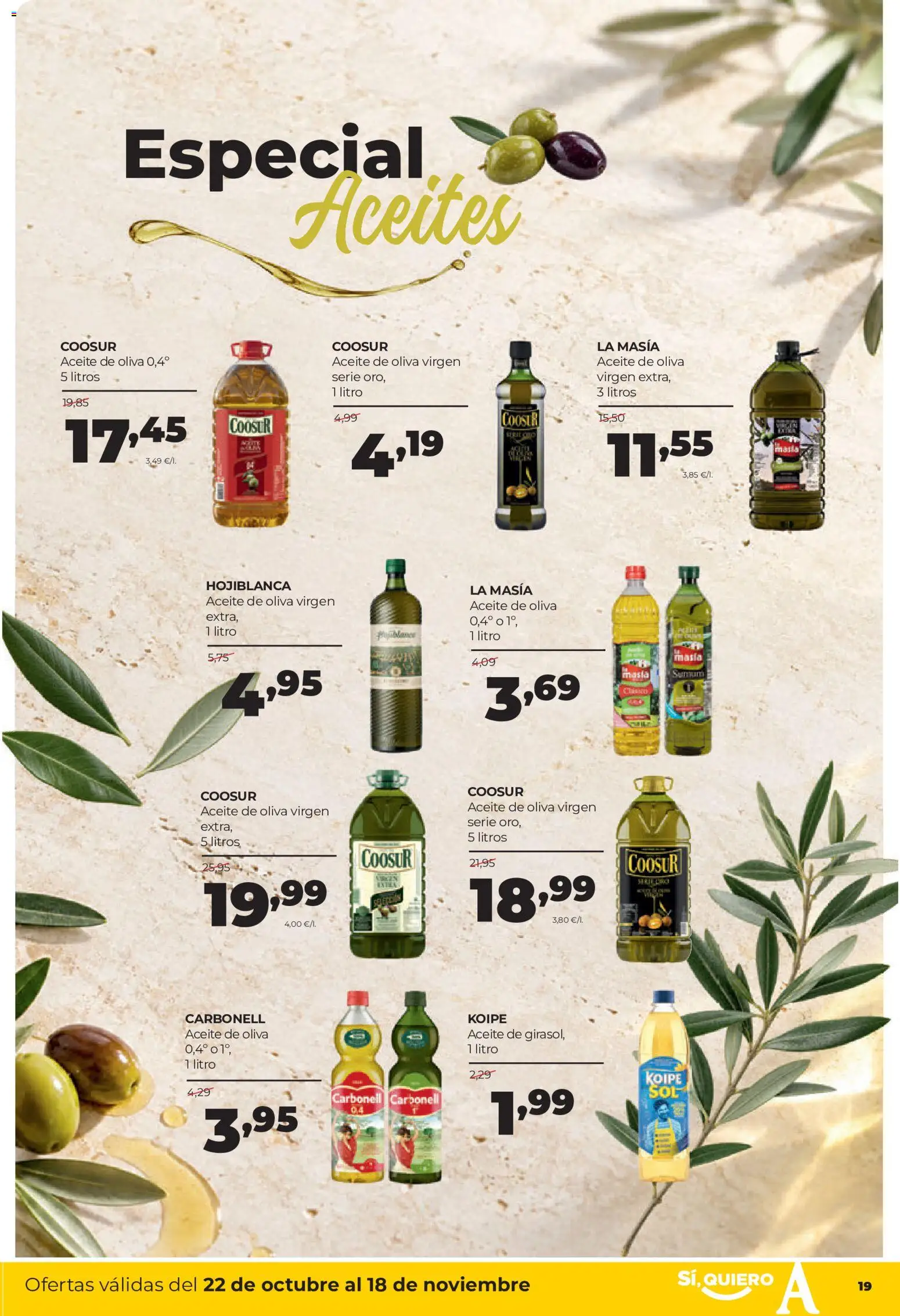 Alimerka folleto Asturias │ válido desde el 22/10/2026 | Página: 20 | Productos: Aceite, Aceite de oliva