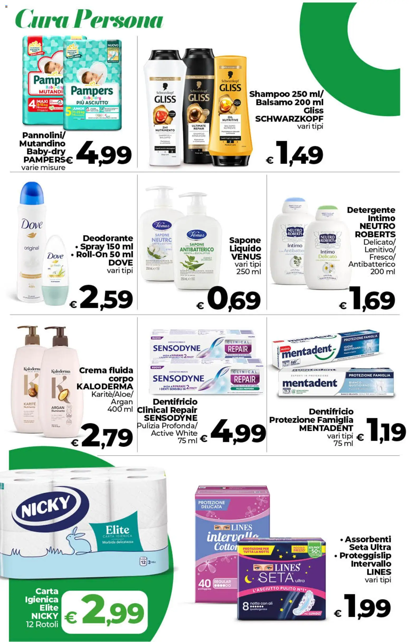Volantino COOP del 10/07/2026 | Pagina: 18 | Prodotti: Balsamo, Sapone, Dentifricio, Latte