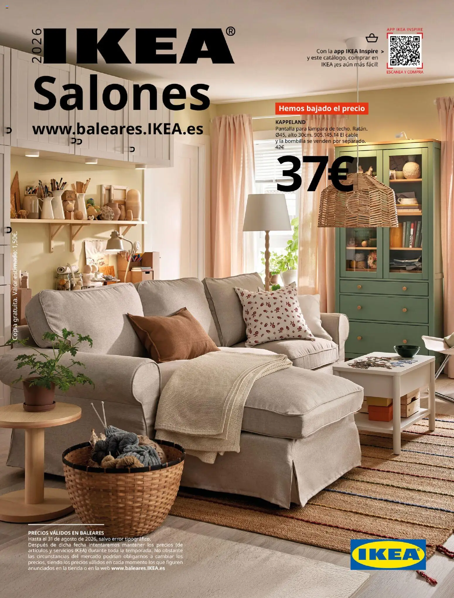 IKEA - Salones │ válido desde el 04/02/2026 | Página: 1 | Productos: Cable, Bombilla, Lámpara