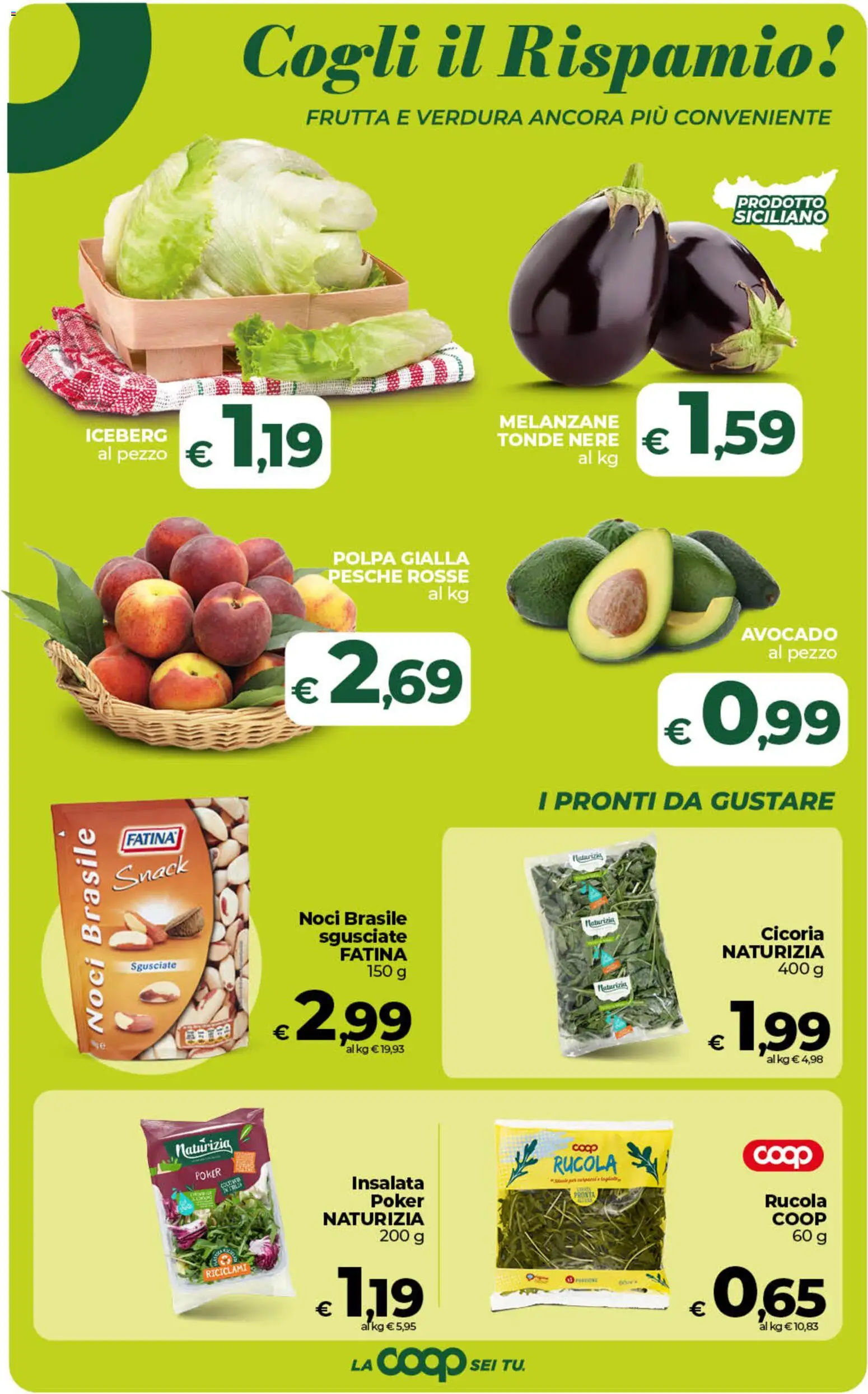 Volantino Ipercoop del 29.05.2026 | Pagina: 23 | Prodotti: Insalata, Frutta, Noci, Melanzane