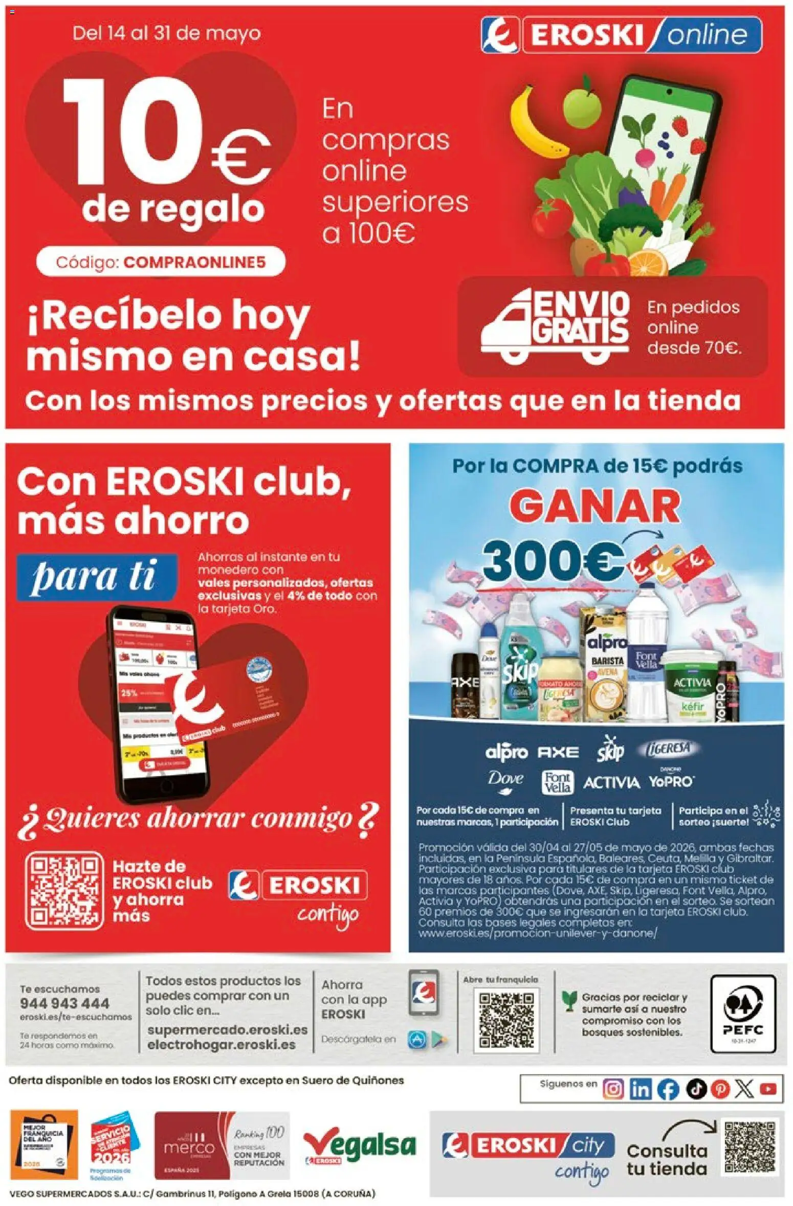 Eroski Quieres ahorrar conmigo │ válido desde el 14.05.2026 | Página: 32 | Productos: Té