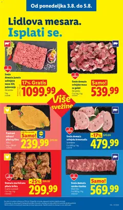 Sveža domaća svinjska krmenadla, Sa koskom - pregled Lidl kataloga - važi od 30.07.2026 | Strana: 95