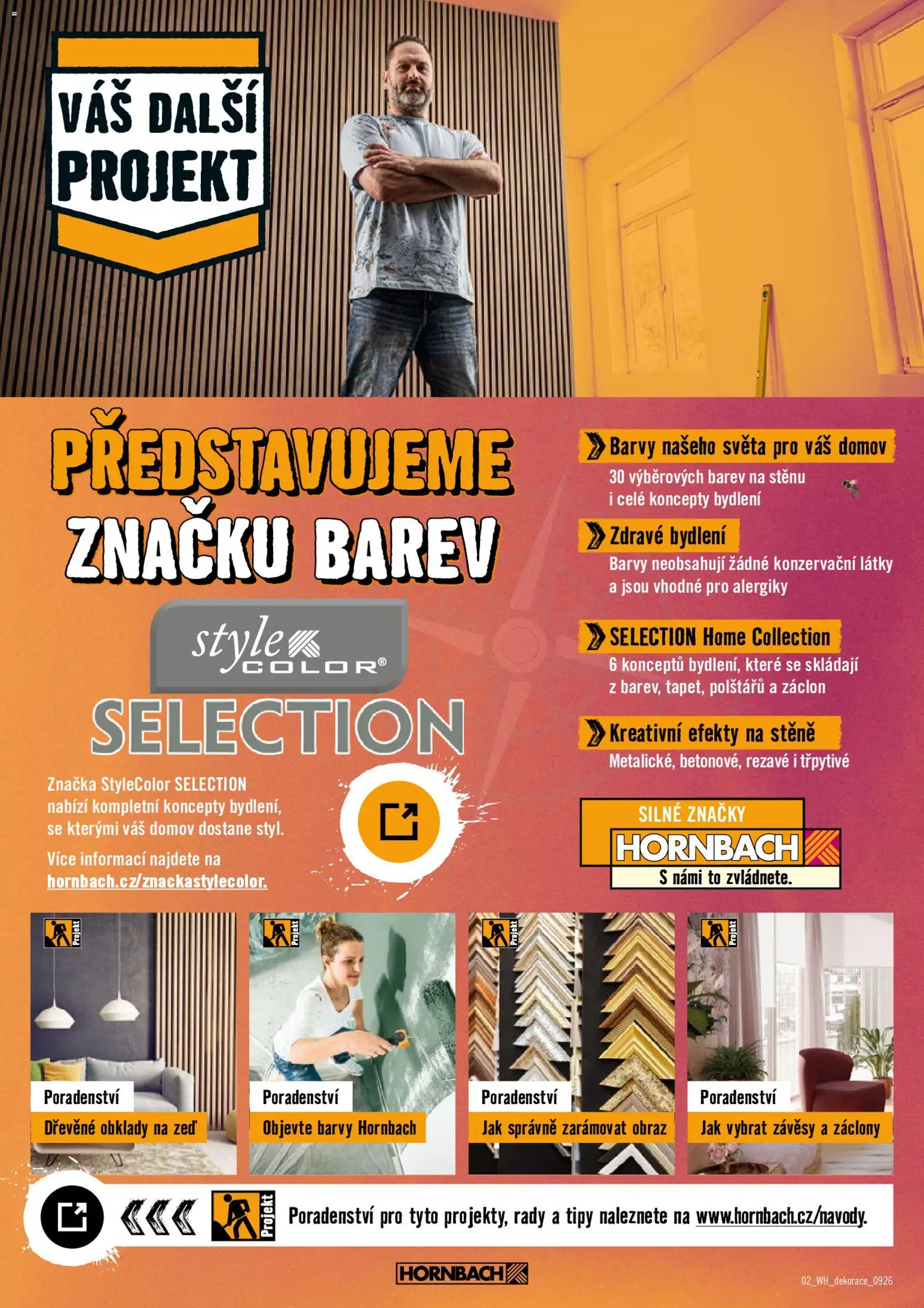 HORNBACH leták - Dekorace od 09.09.2026 | Strana: 2 | Produkty: Záclony, Barvy, Obraz, Závěsy