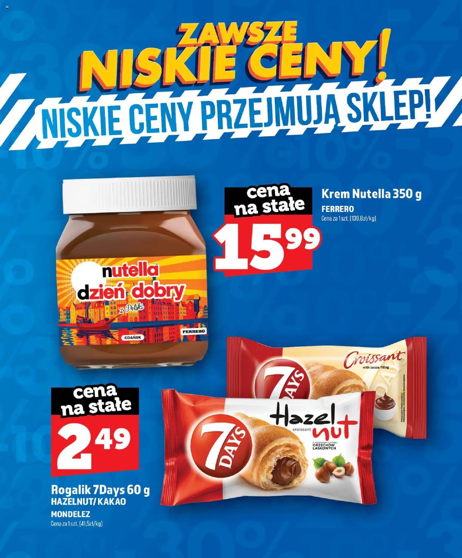 Topaz gazetka - Zawsze Niskie Ceny od 01.07.2026 | Strona: 42 | Produkty: Nutella, Krem