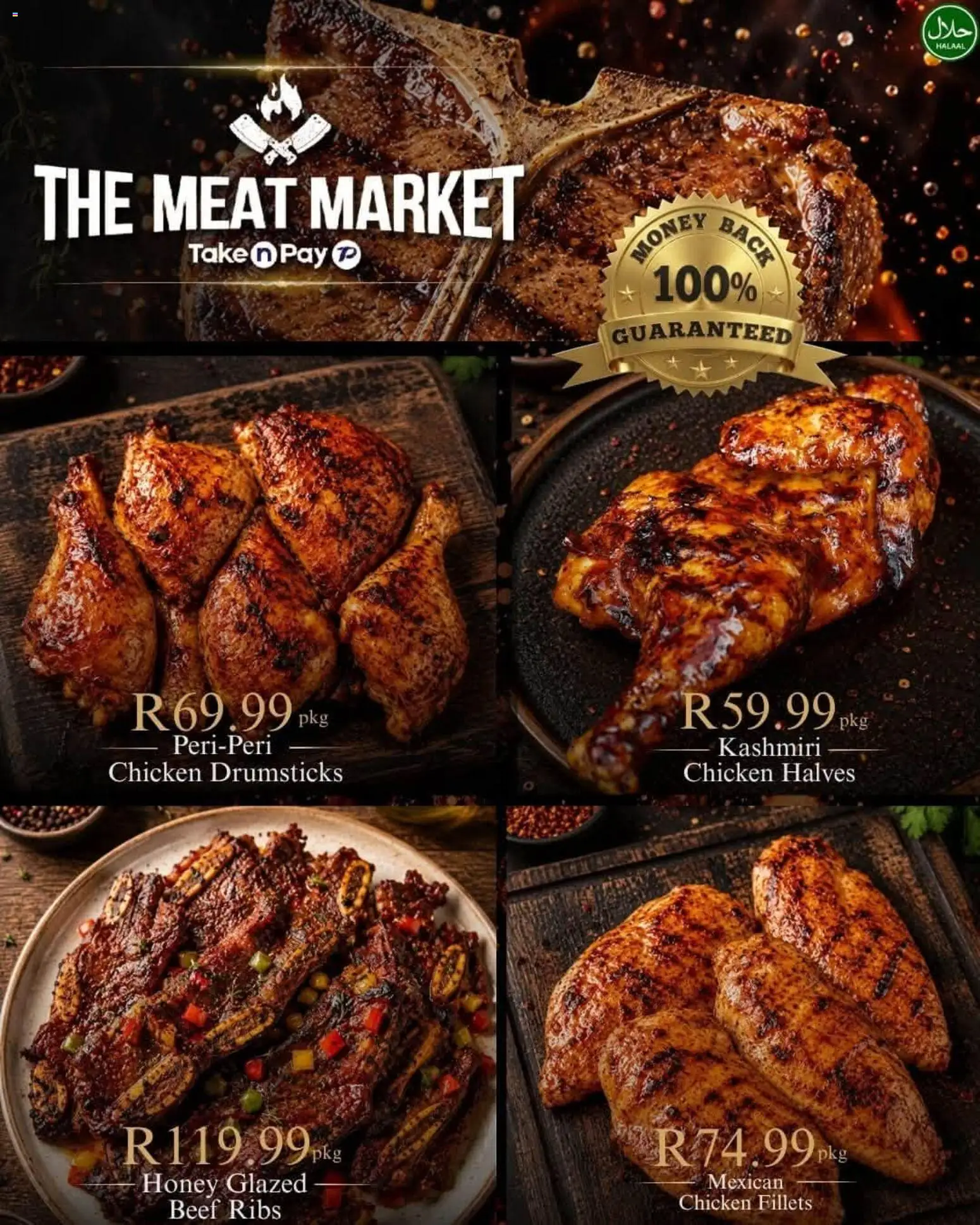 New Take n Pay catalogue – valid from 28/07/2026 | Page: 27 | Products: Magdalenas, Ribs, Chicken, Beef