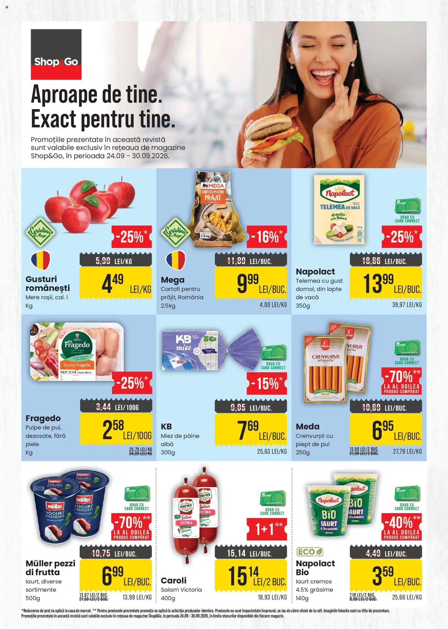 Noul catalog Mega Image – valabil de la 25.09.2026 | Pagină: 2 | Produse: Alba, Crenvurști, Iaurt, Cartofi