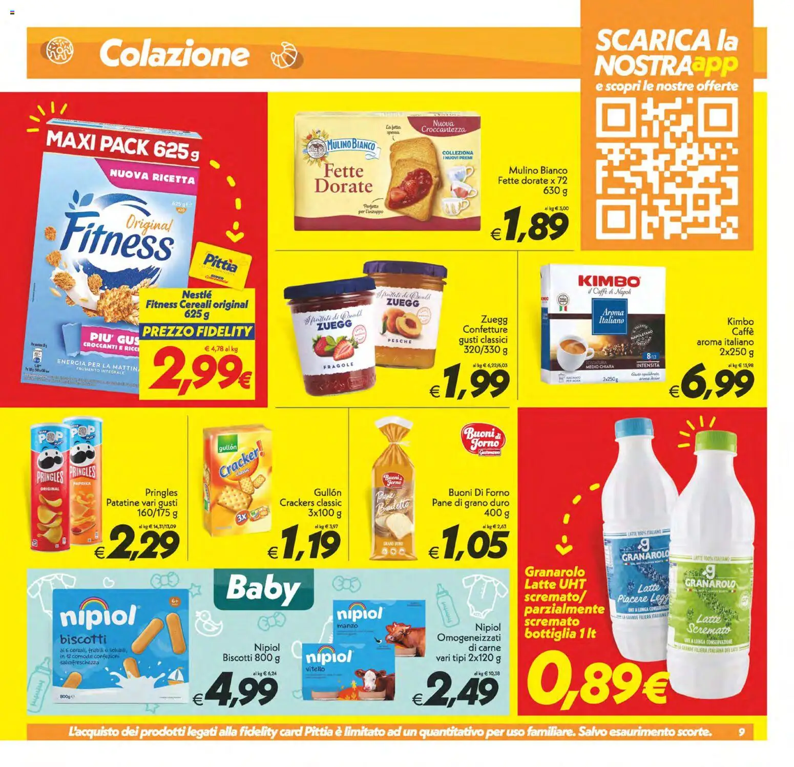 Volantino SuperConveniente del 28.04.2026 | Pagina: 9 | Prodotti: Manzo, Fragole, Biscotti, Bottiglia