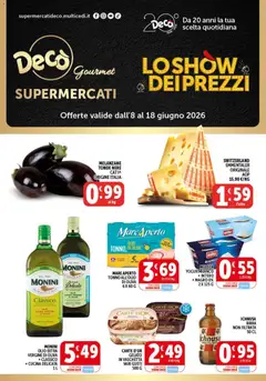 Anteprima del volantino Decò volantino Gourmet valido a partire dal 08.06.2026