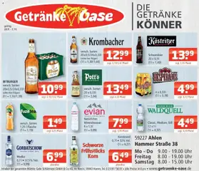 Angebote - Getränke Oase: Getränkeangebote ab 28.09.2026 gültig