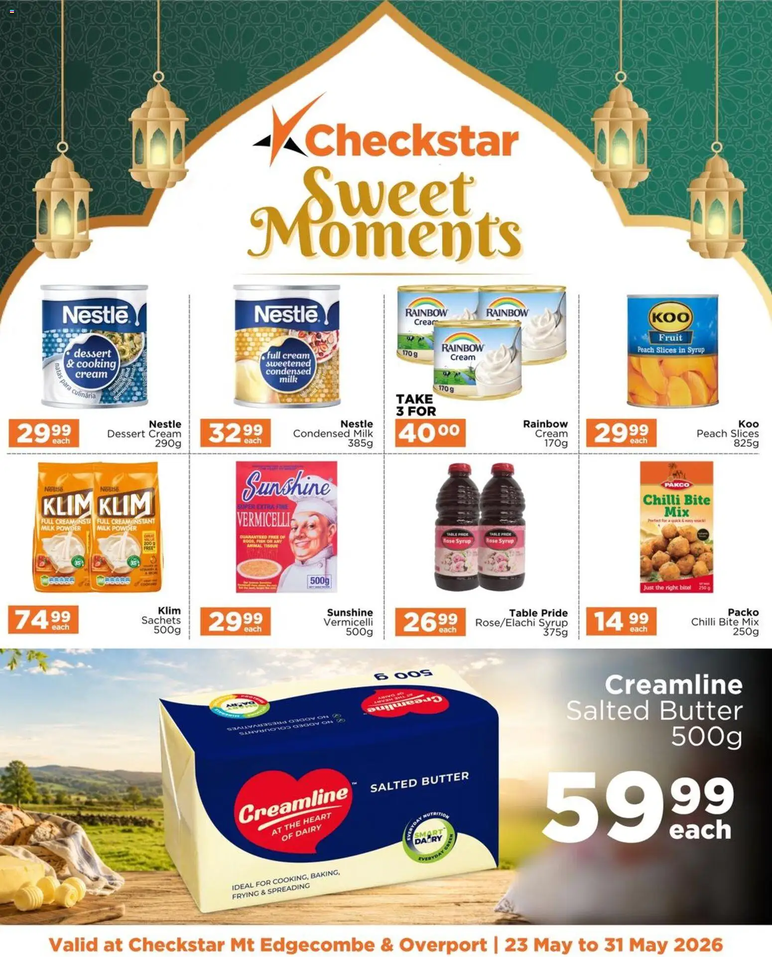 New Check Star catalogue – valid from 23.05.2026 | Page: 1 | Products: Cable, Milk, Powder, Fruit