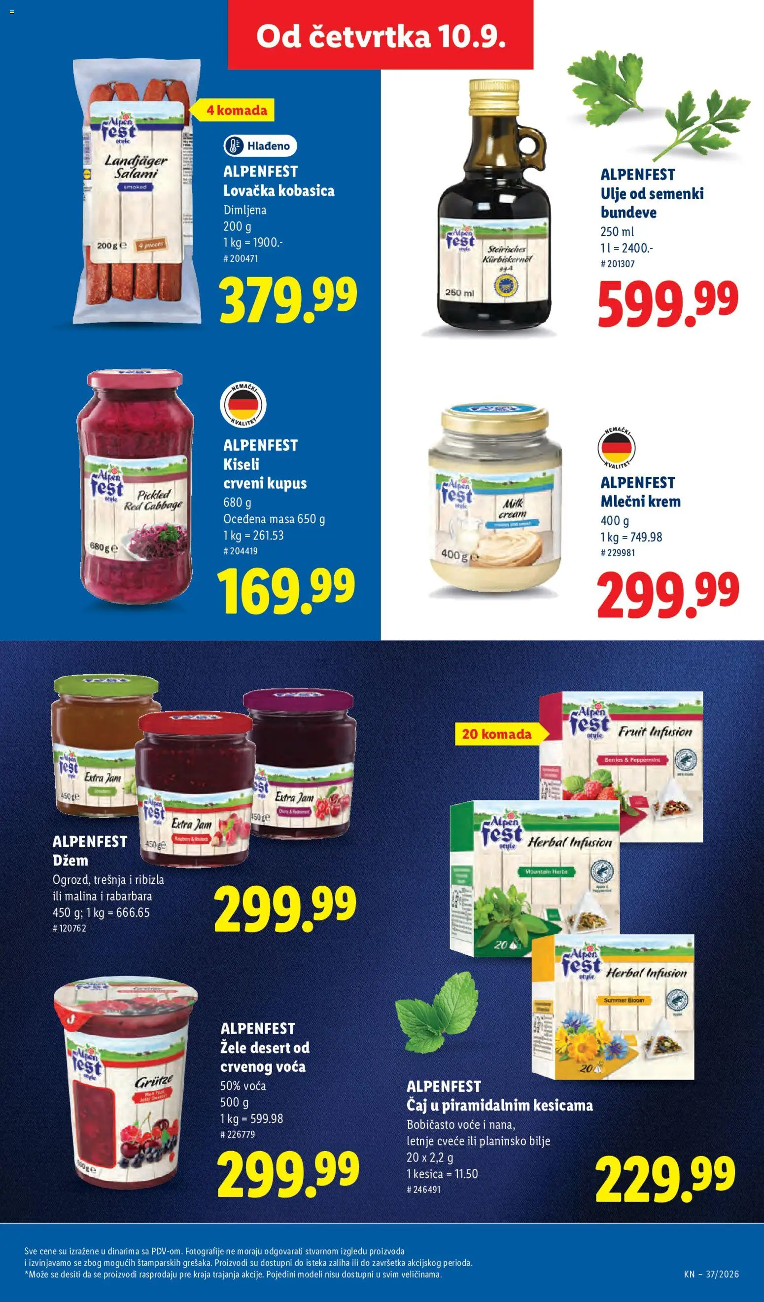 Lidl katalog - važi od 10.09.2026 | Strana: 47