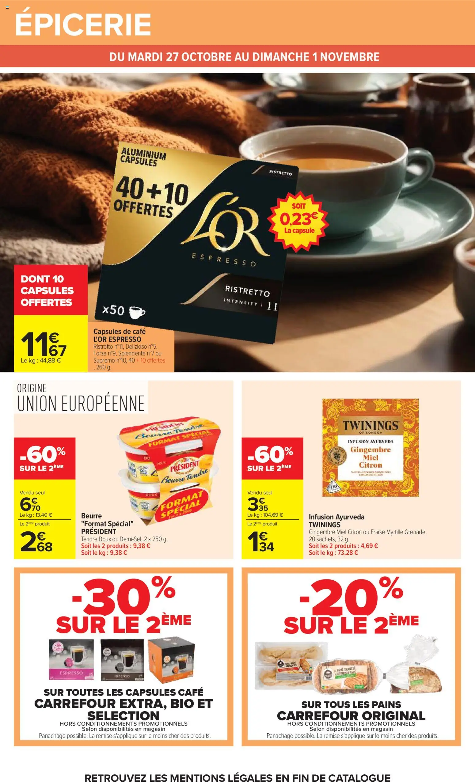 {H1} | Page: 37 | Produits: Citron, Infusion, Gingembre, L'or espresso