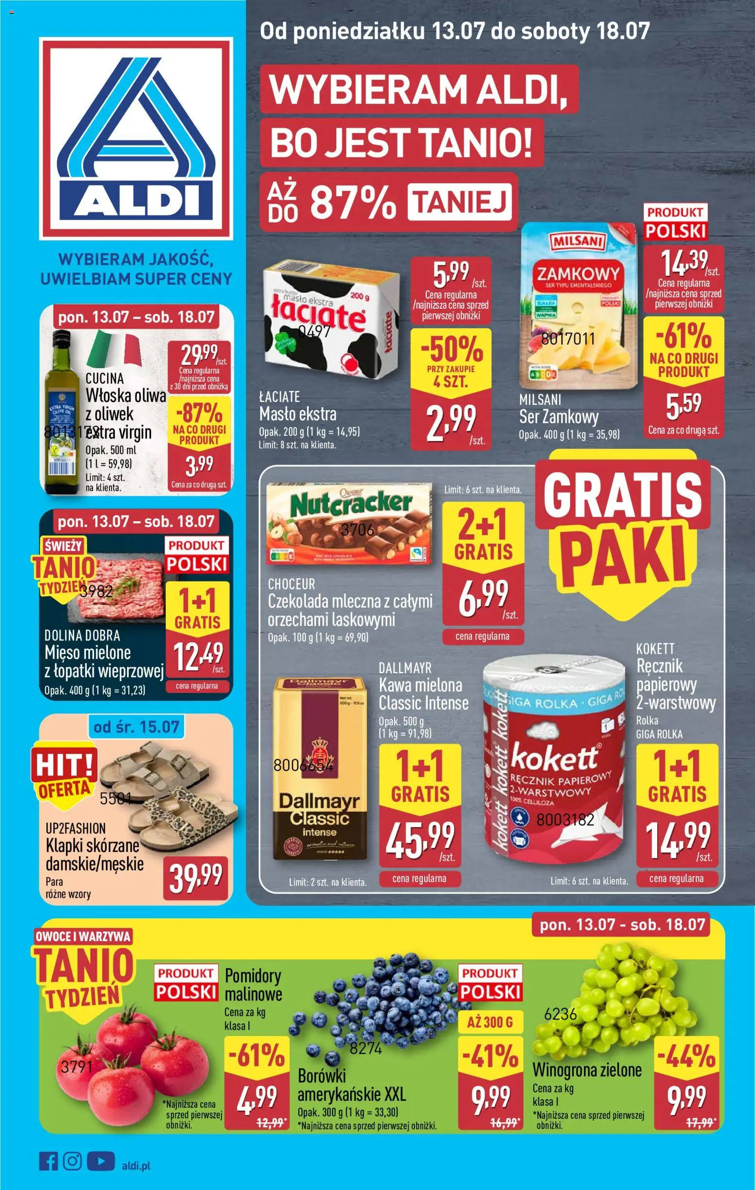 Aldi Polsko leták od 13.07.2026 | Strana: 1