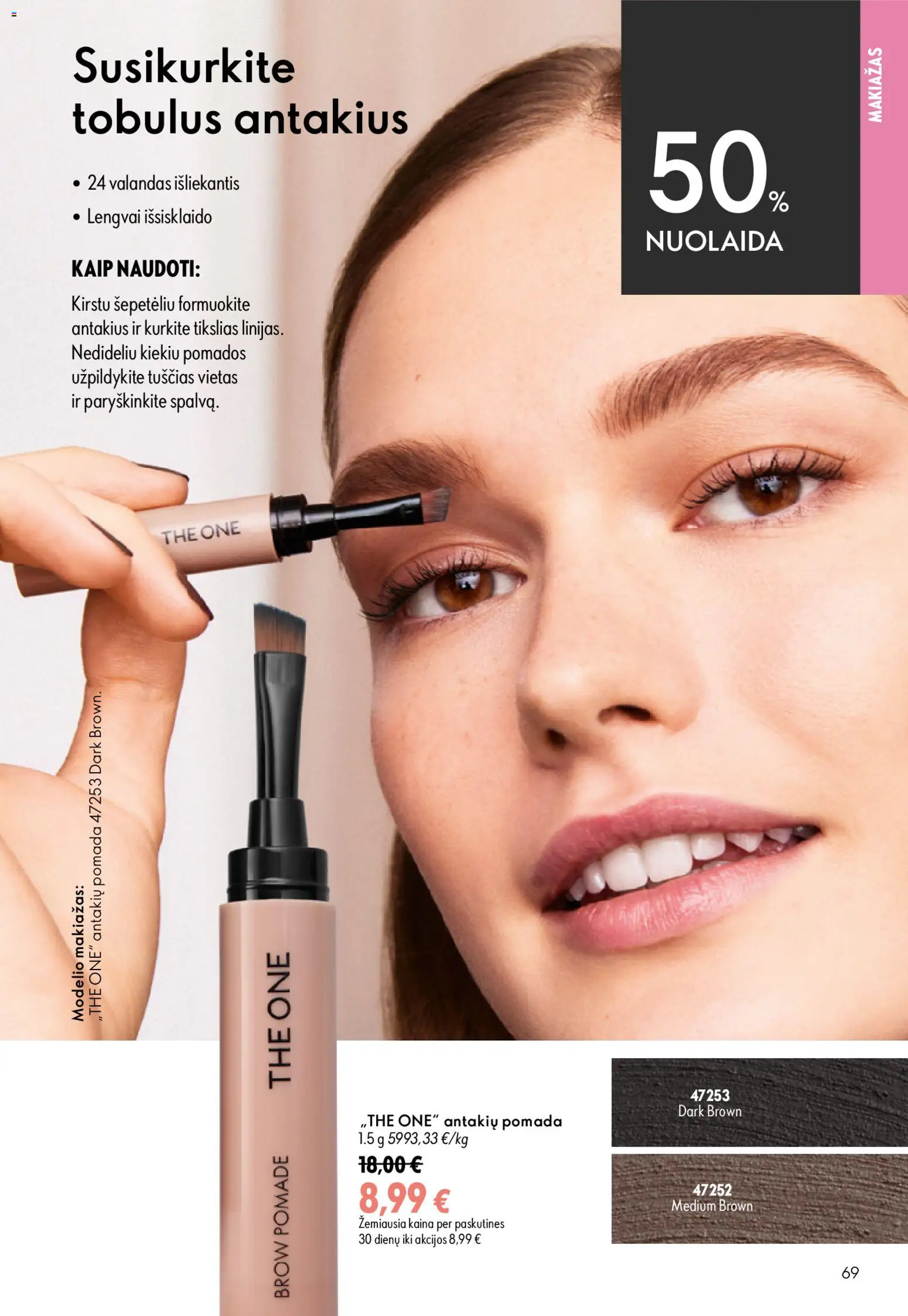 Oriflame akcijos nuo 2026.08.26 | Puslapis: 69 | Prekių: Makiažas