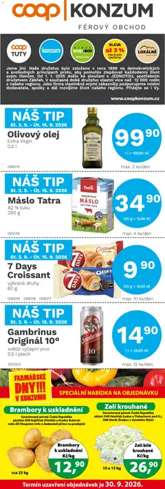 Náhled letáku Konzum leták od 02.09.2026