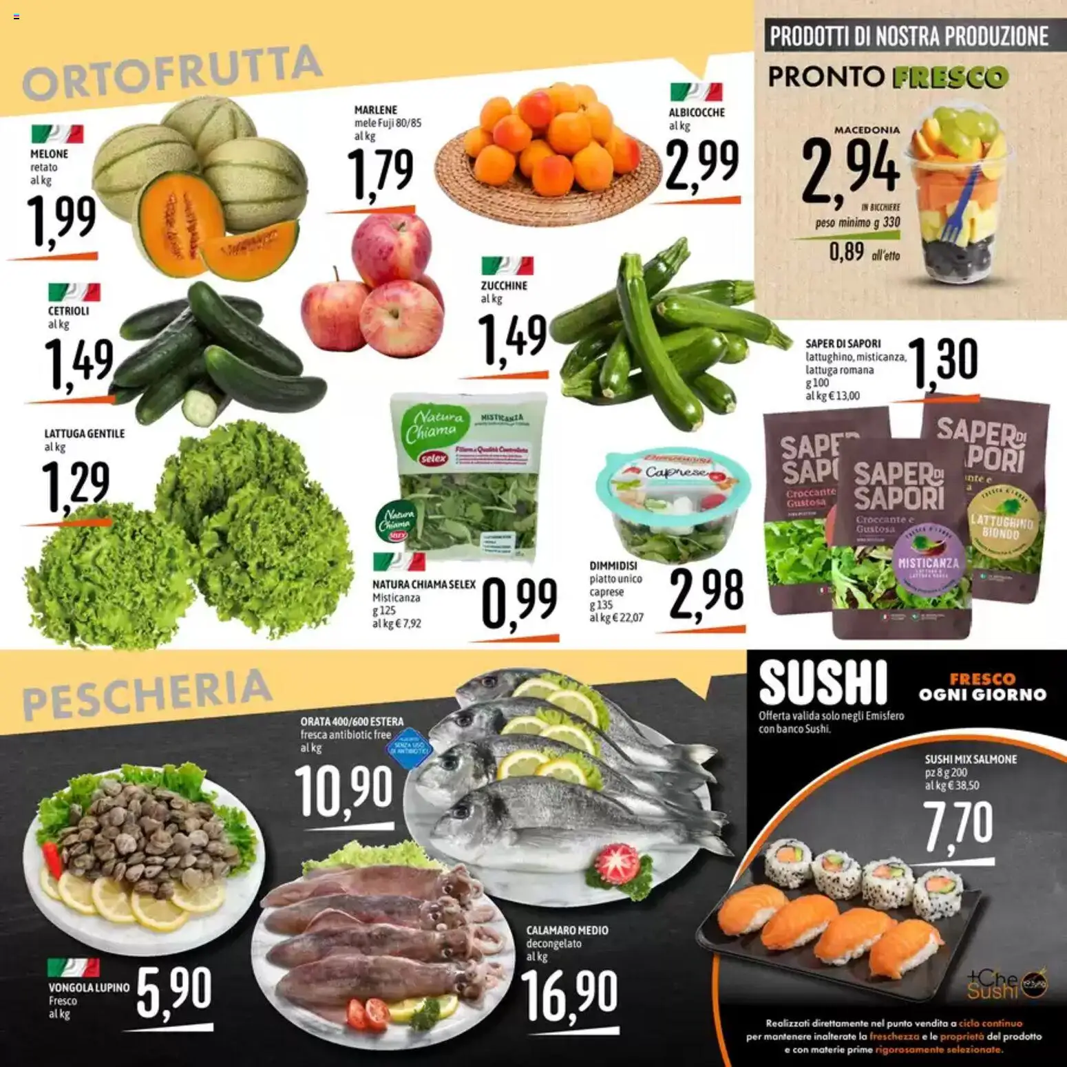 Volantino Emisfero del 28.05.2026 | Pagina: 11 | Prodotti: Cetrioli, Orata, Zucchine, Albicocche