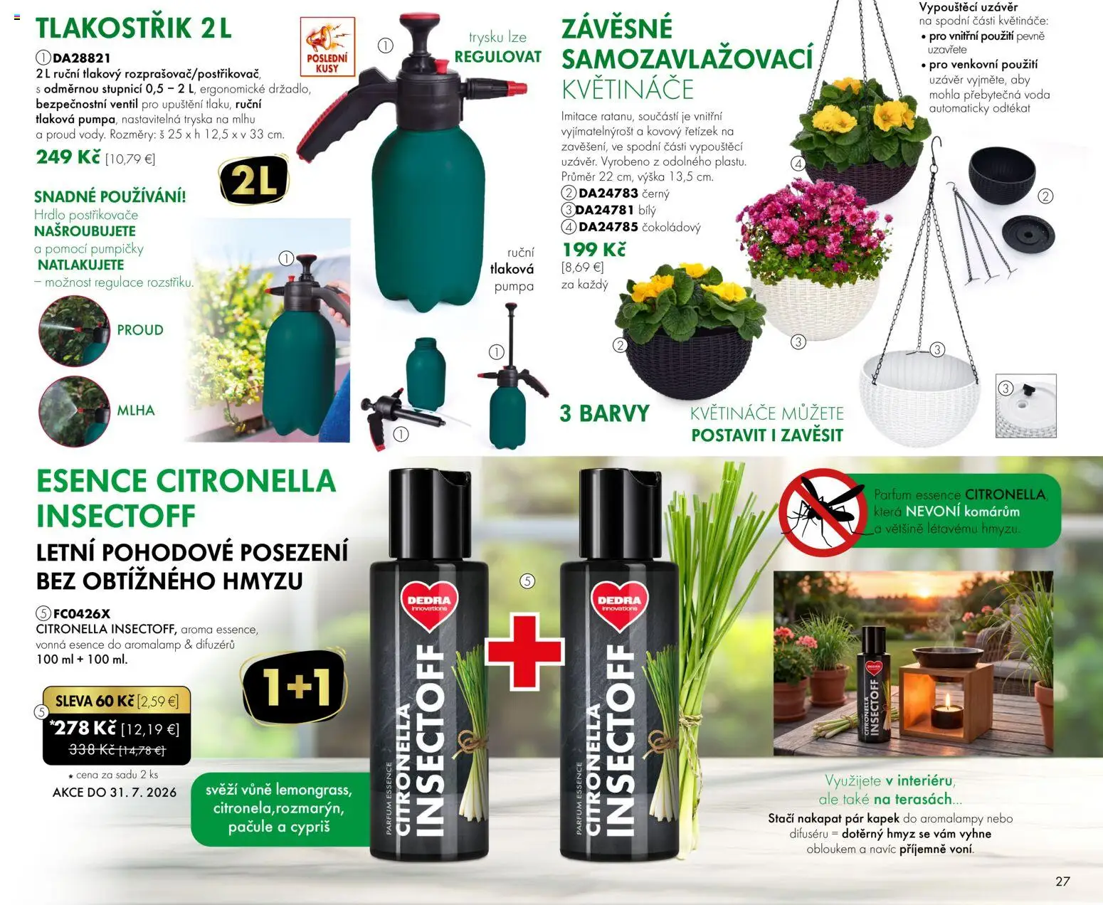 Nové Dedra akcie – leták je platný od 01.07.2026 | Strana: 27