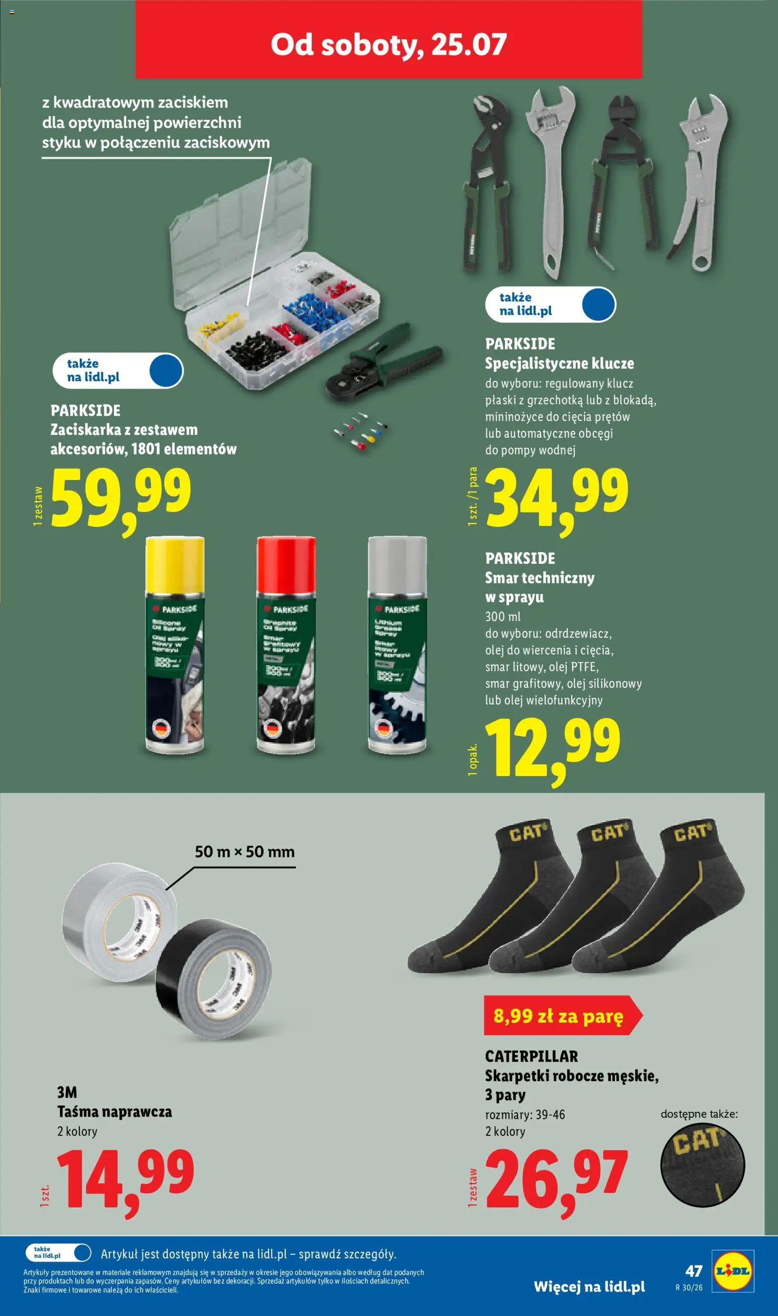 Lidl Katalog od 20.07.2026 | Strona: 55 | Produkty: Skarpetki, Olej