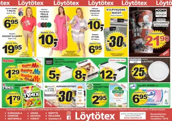 Löytötex-mainoslehti voimassa 06.05.2026 alkaen