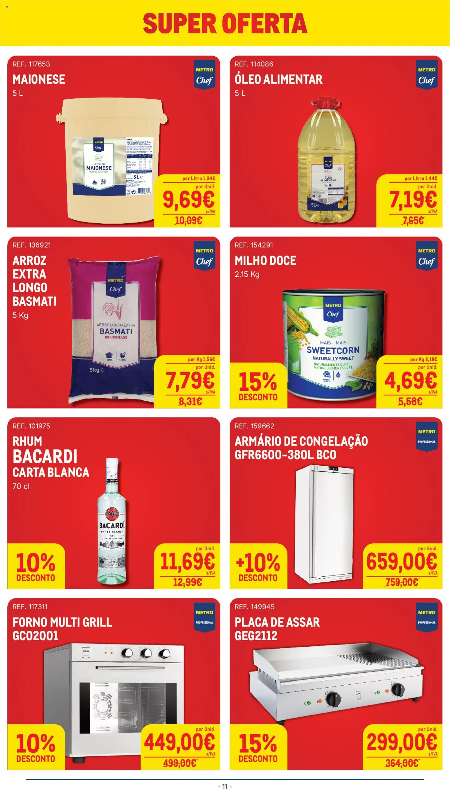 Makro Folheto │ válido de 26.05.2026 | Página: 11 | Produtos: Forno, Armário, Arroz, Milho