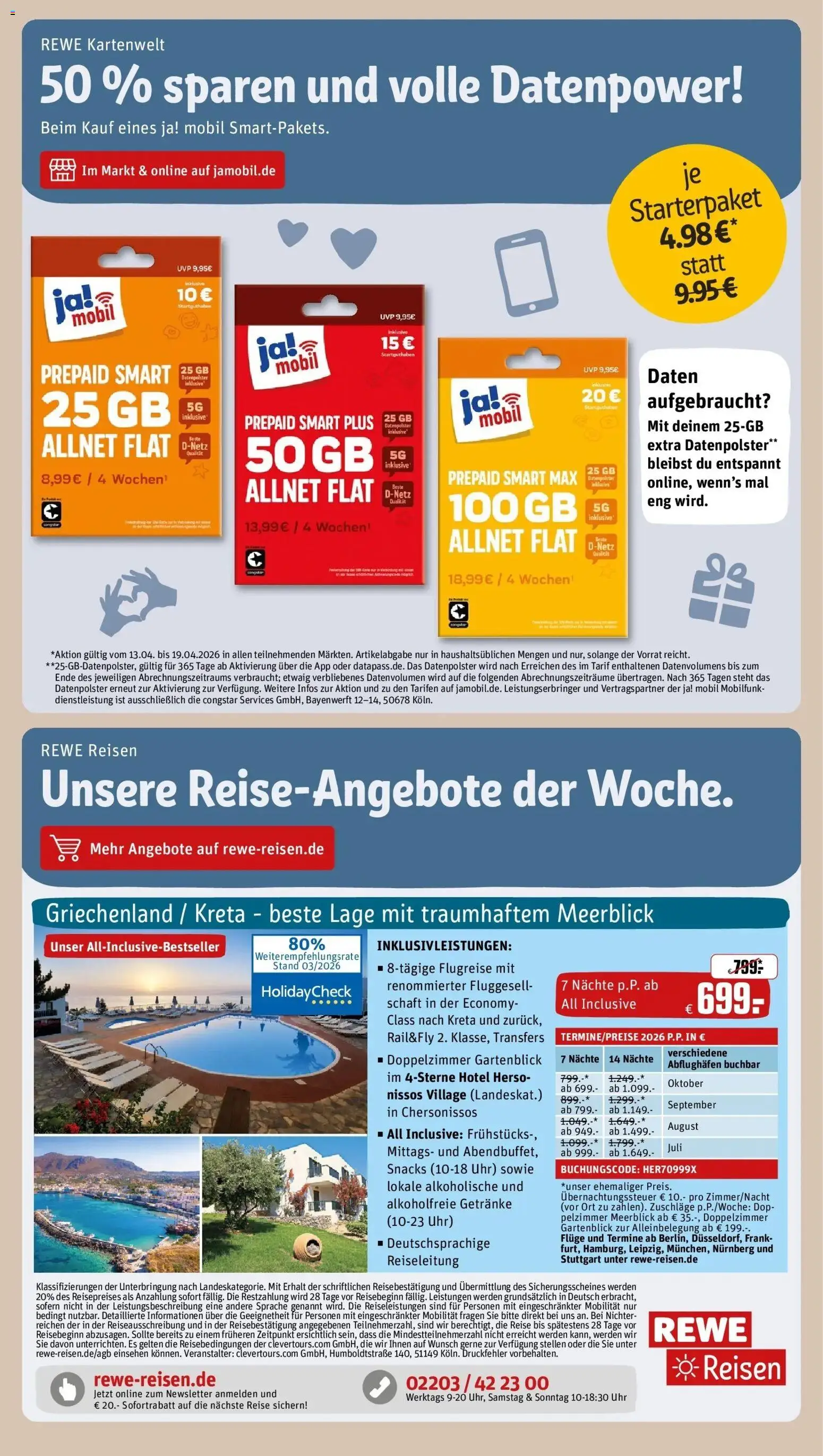 Rewe Prospekt Lichtenstein / Sachsen	 – gültig ab 12.04.2026 | Seite: 32 | Produkte: Uhr