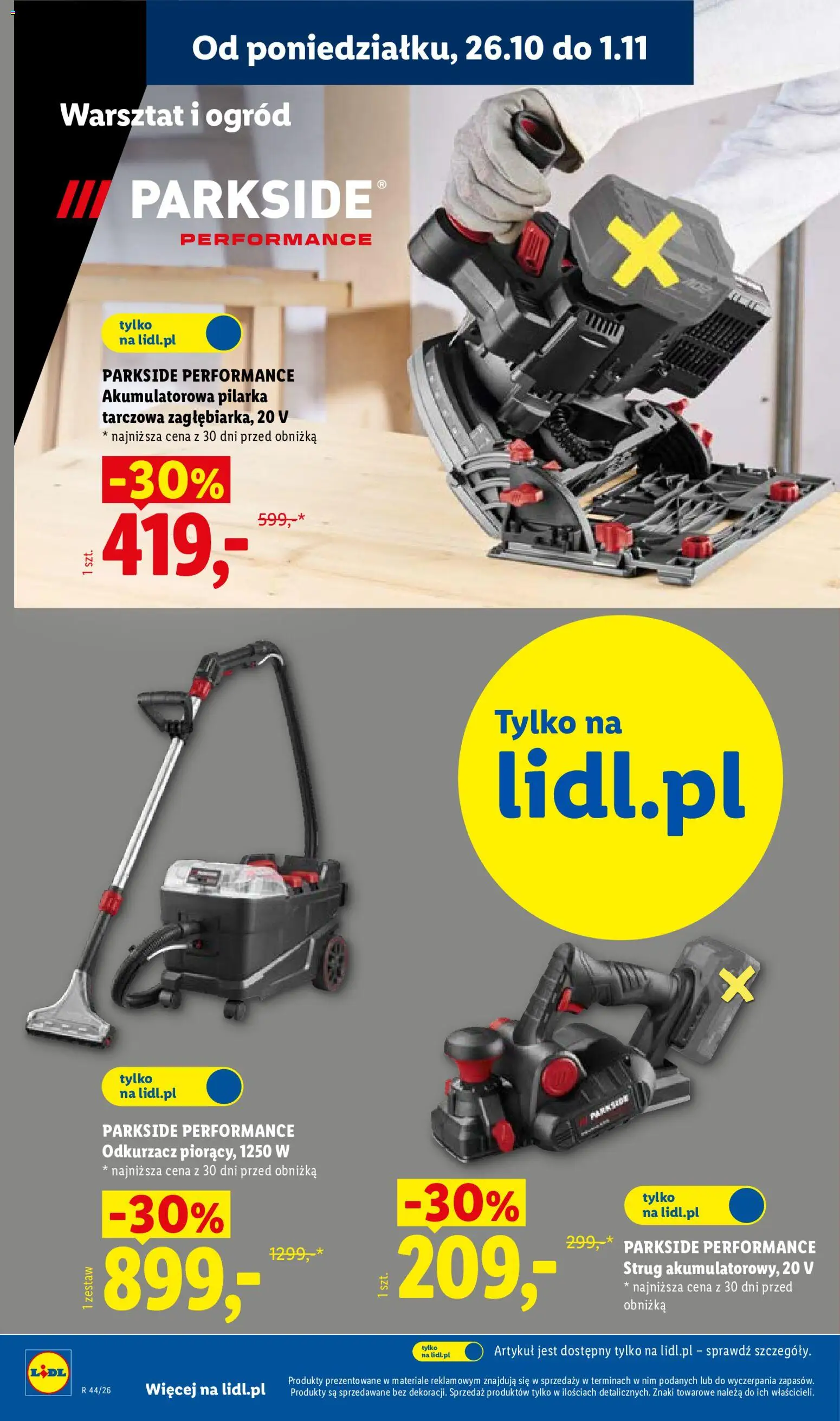 Lidl Polsko katalog od 26.10.2026 | Strana: 8 | Produkty: Parkside