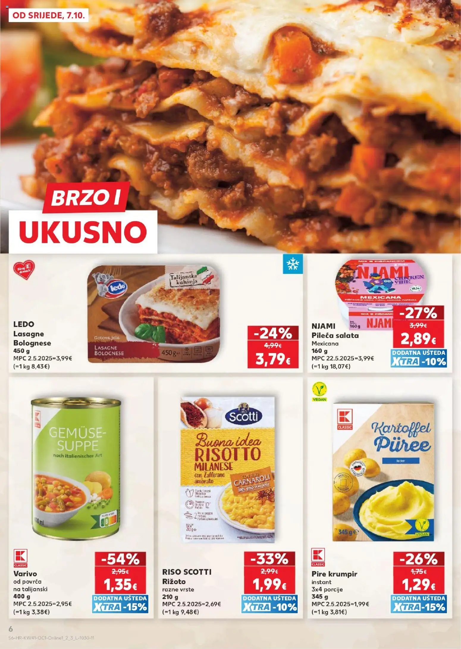 Kaufland katalog | vrijedi od 07.10.2026 | Stranica: 6 | Proizvodi: Rižoto, Krumpir, Kuhinja, Miš
