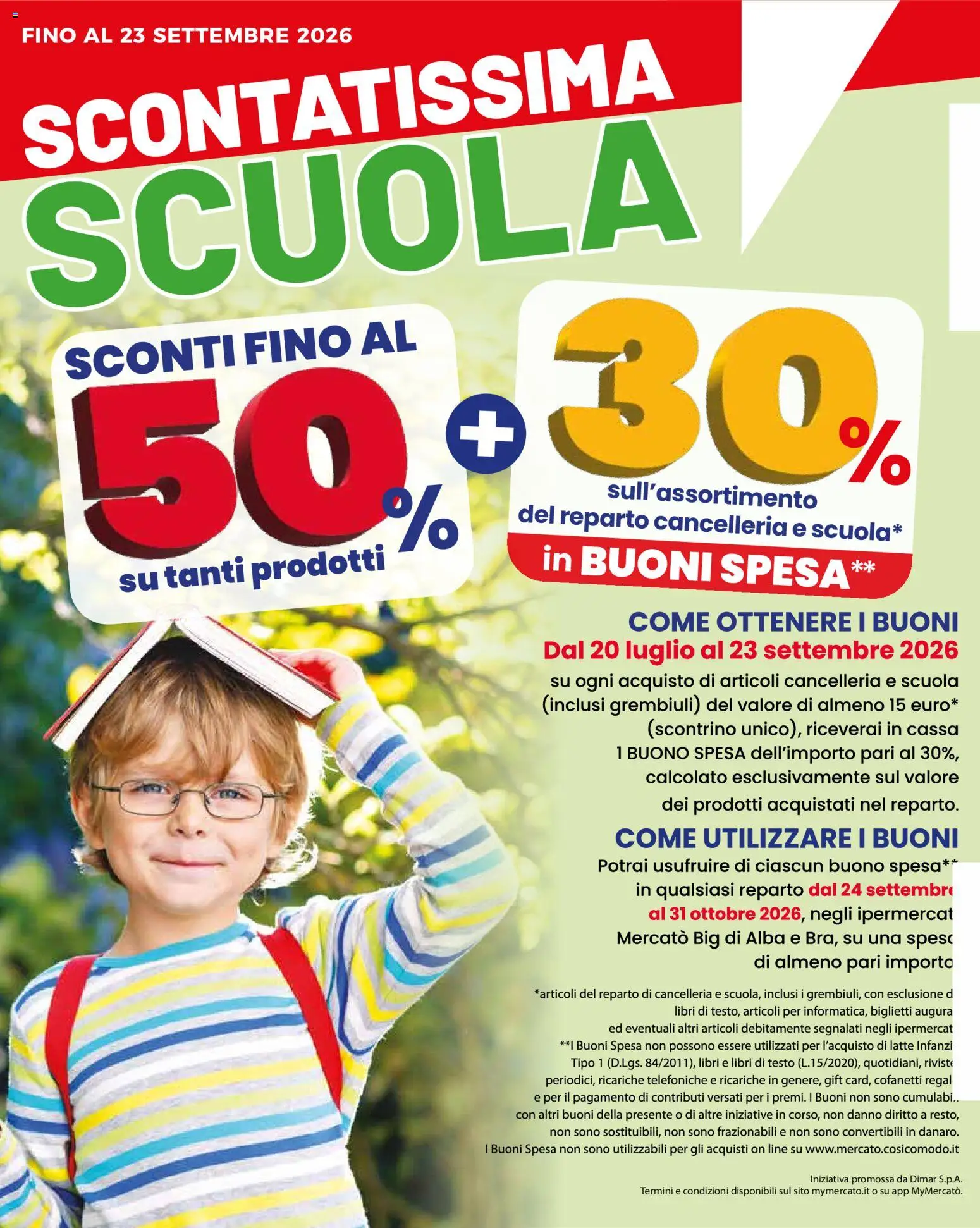 Volantino Mercatò del 13/08/2026 | Pagina: 2 | Prodotti: Libri, Latte