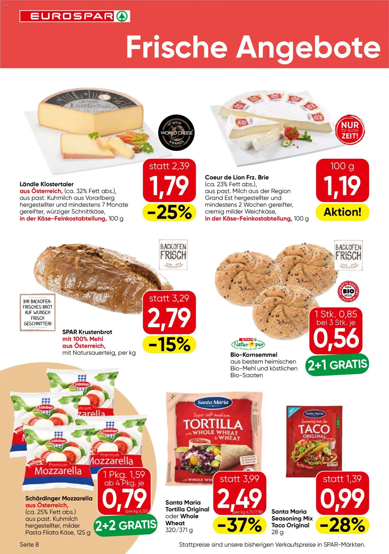 Eurospar Flugblatt gültig ab 03.06.2026 | Seite: 8