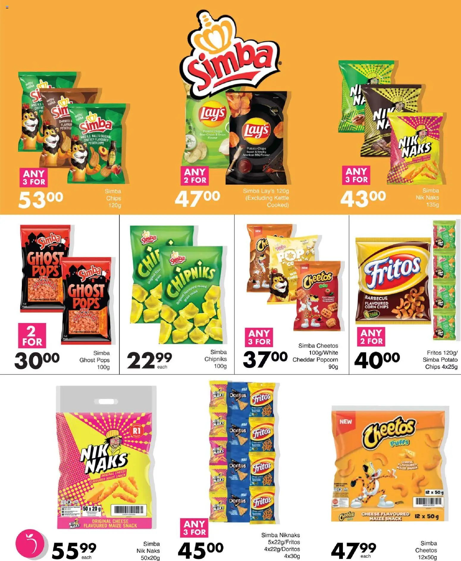 New Save catalogue – valid from 29/09/2026 | Page: 40 | Products: Sour cream, Chips, Cheddar, Cream