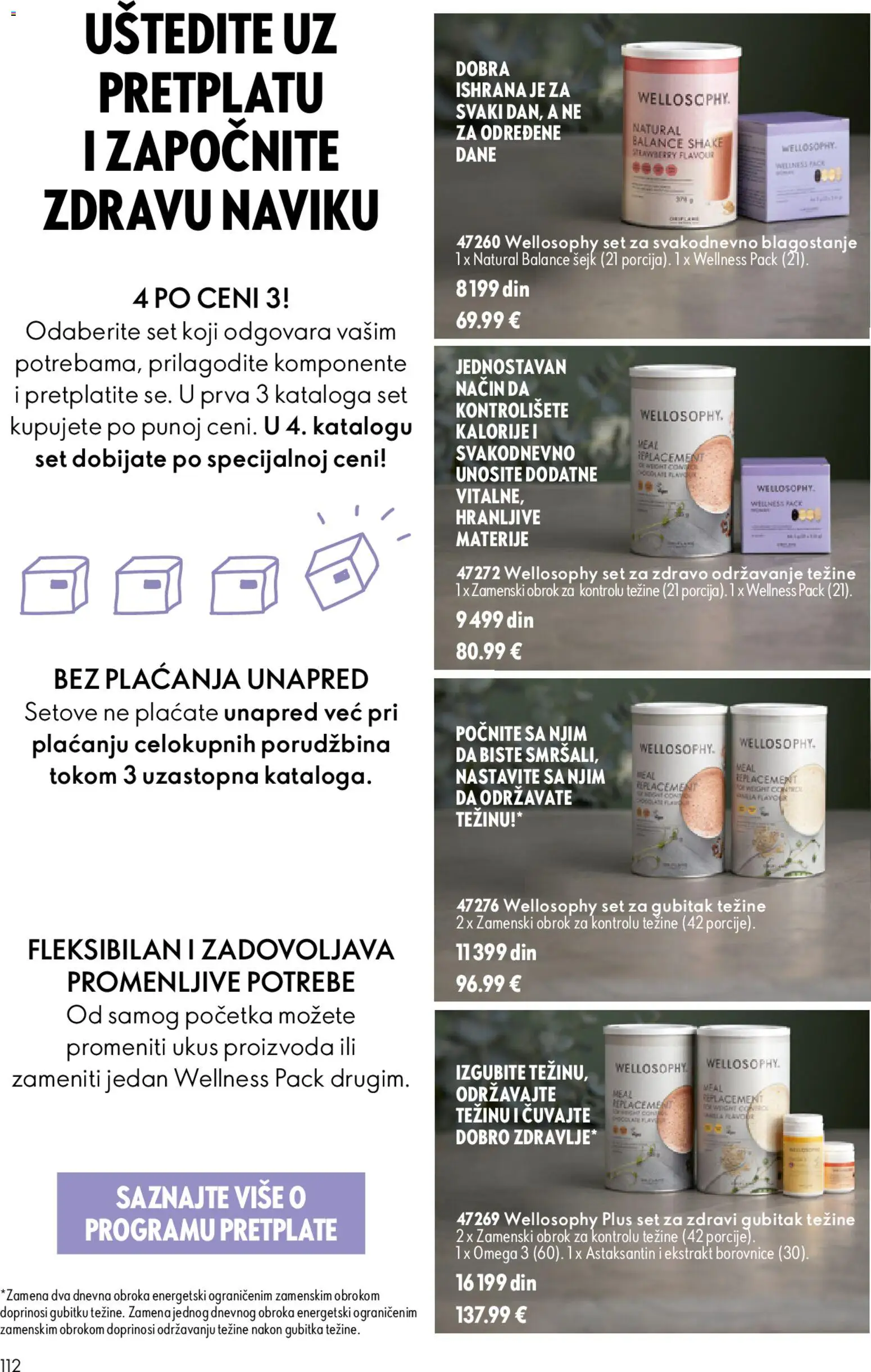 Oriflame katalog - važi od 26.08.2026 | Strana: 112 | Proizvode: Borovnice, Omega