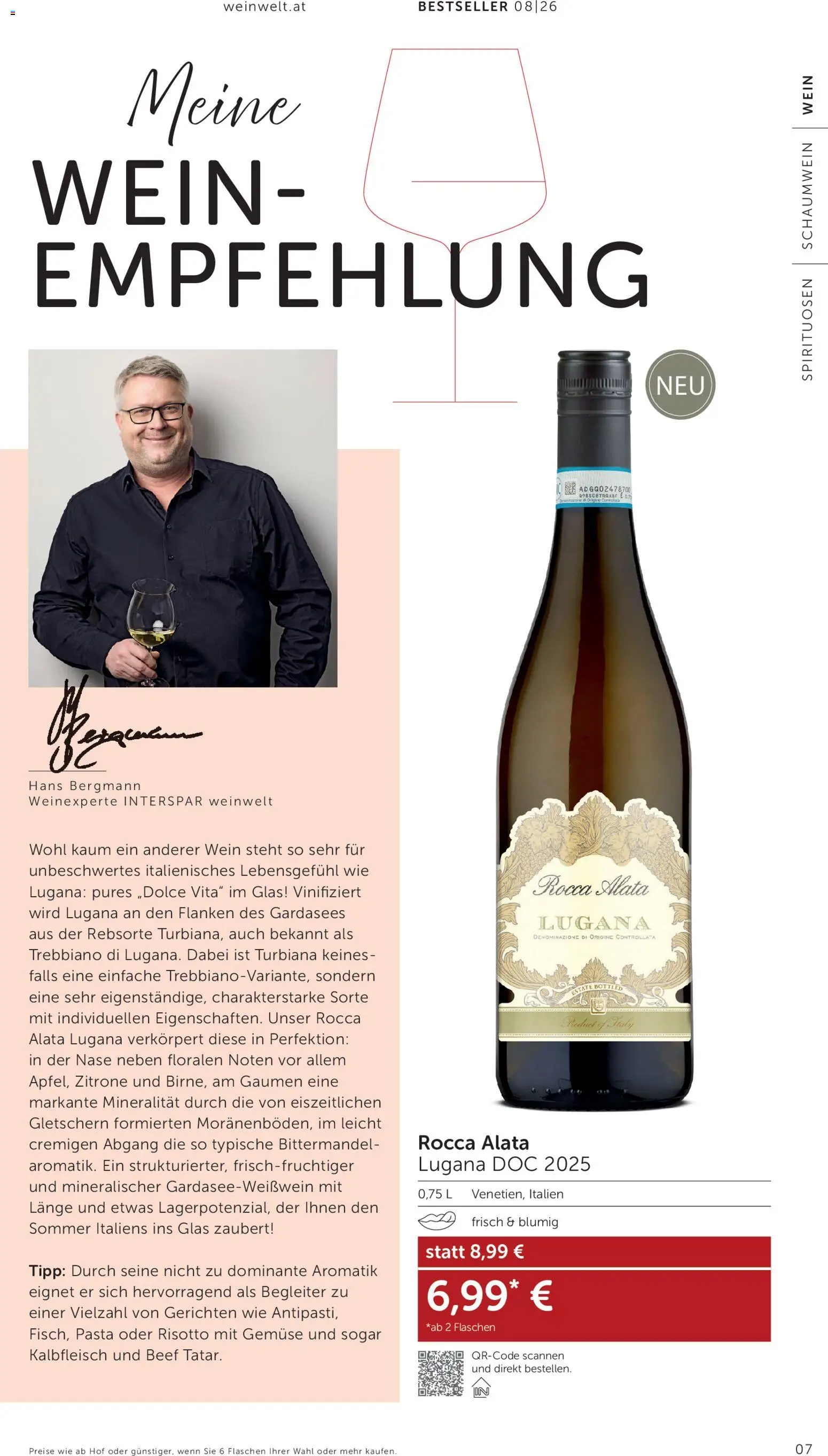 Interspar Wein Welt gültig ab 09.07.2026 | Seite: 7 | Produkte: Pasta, Gemüse, Zitrone, Wein