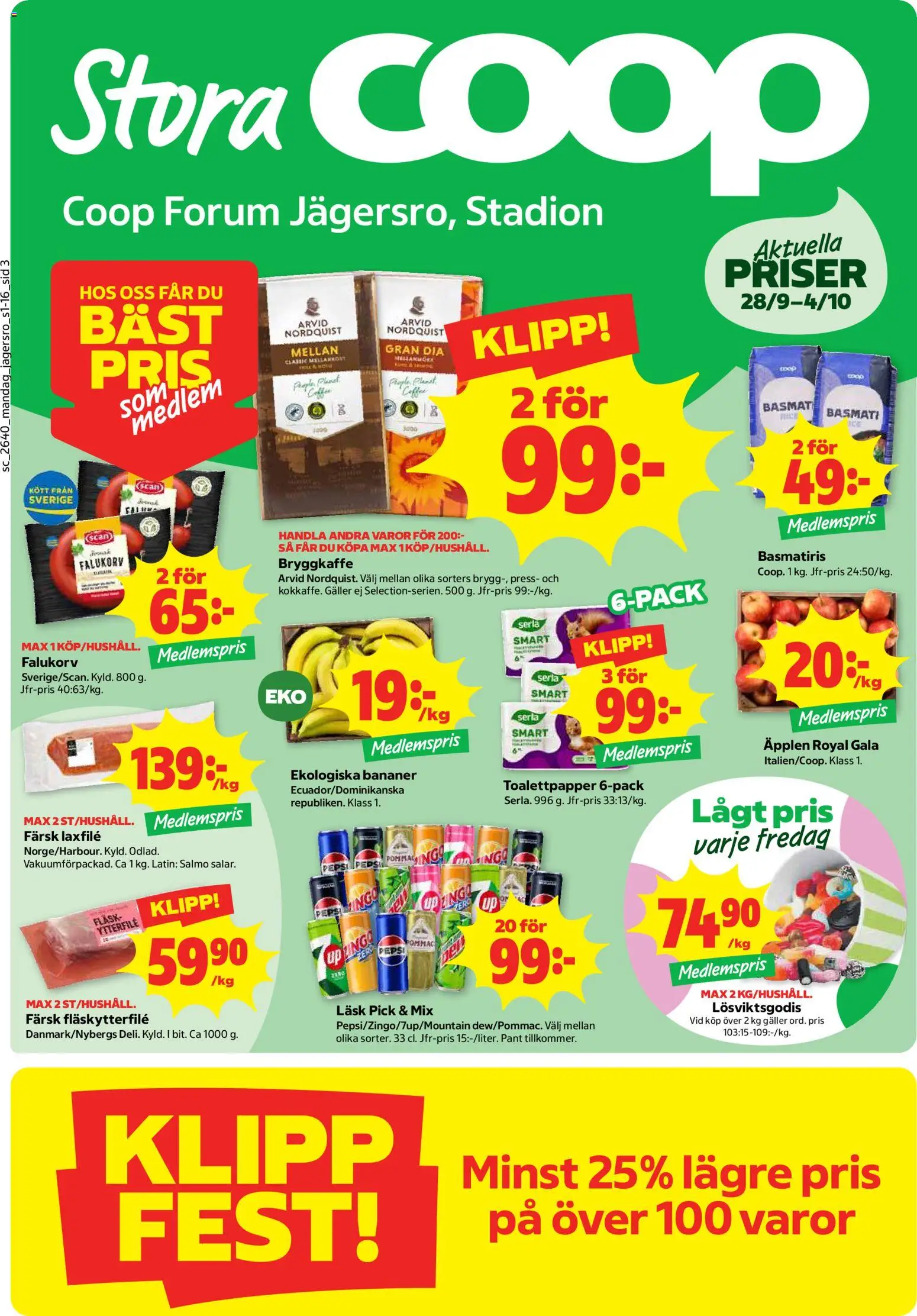 Coop Forum reklamblad aktuell från 28/09/2026 | Sida: 3