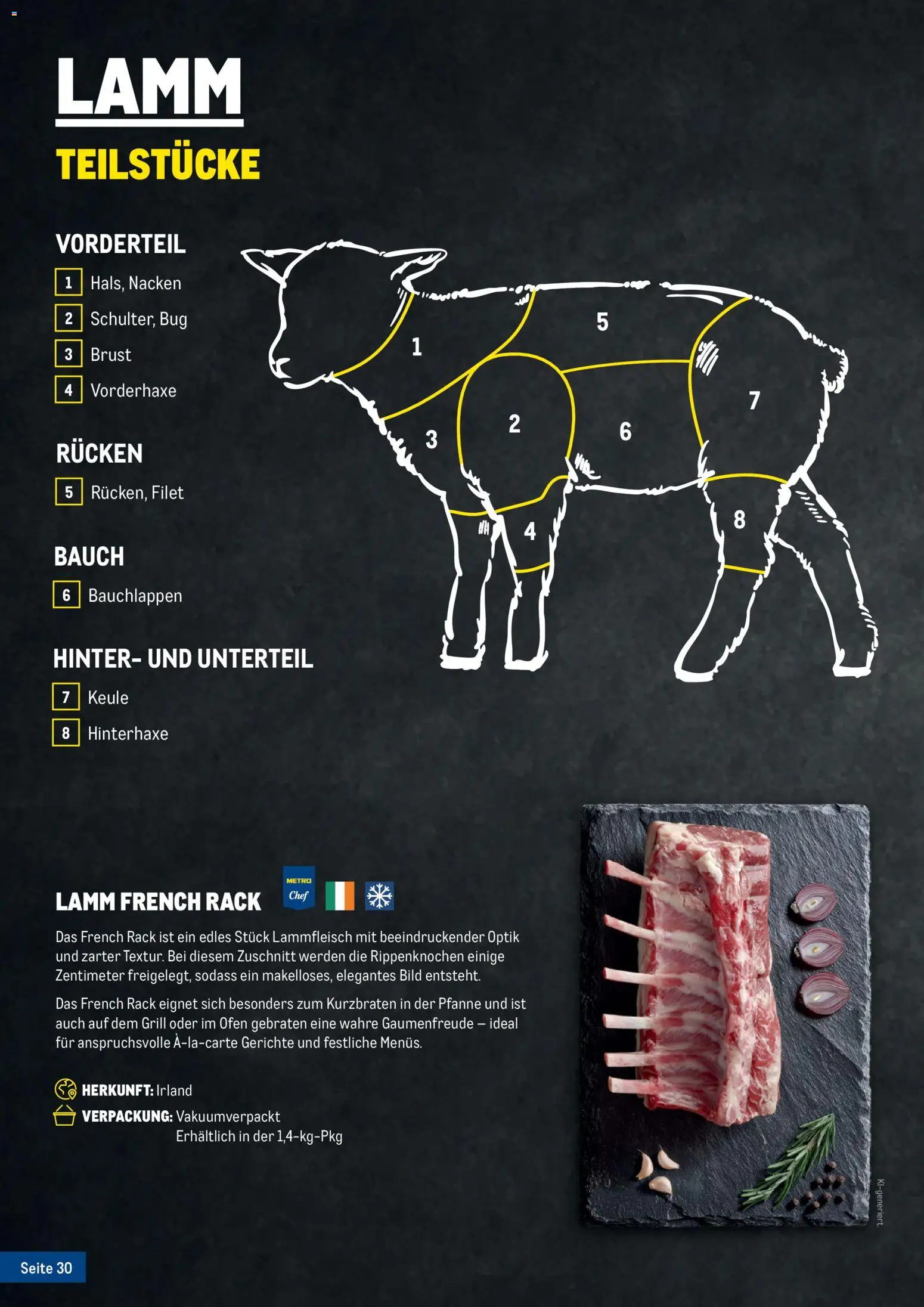 Metro Fleischkatalog gültig ab 20.02.2026 | Seite: 30 | Produkte: Nacken, Ofen, Grill