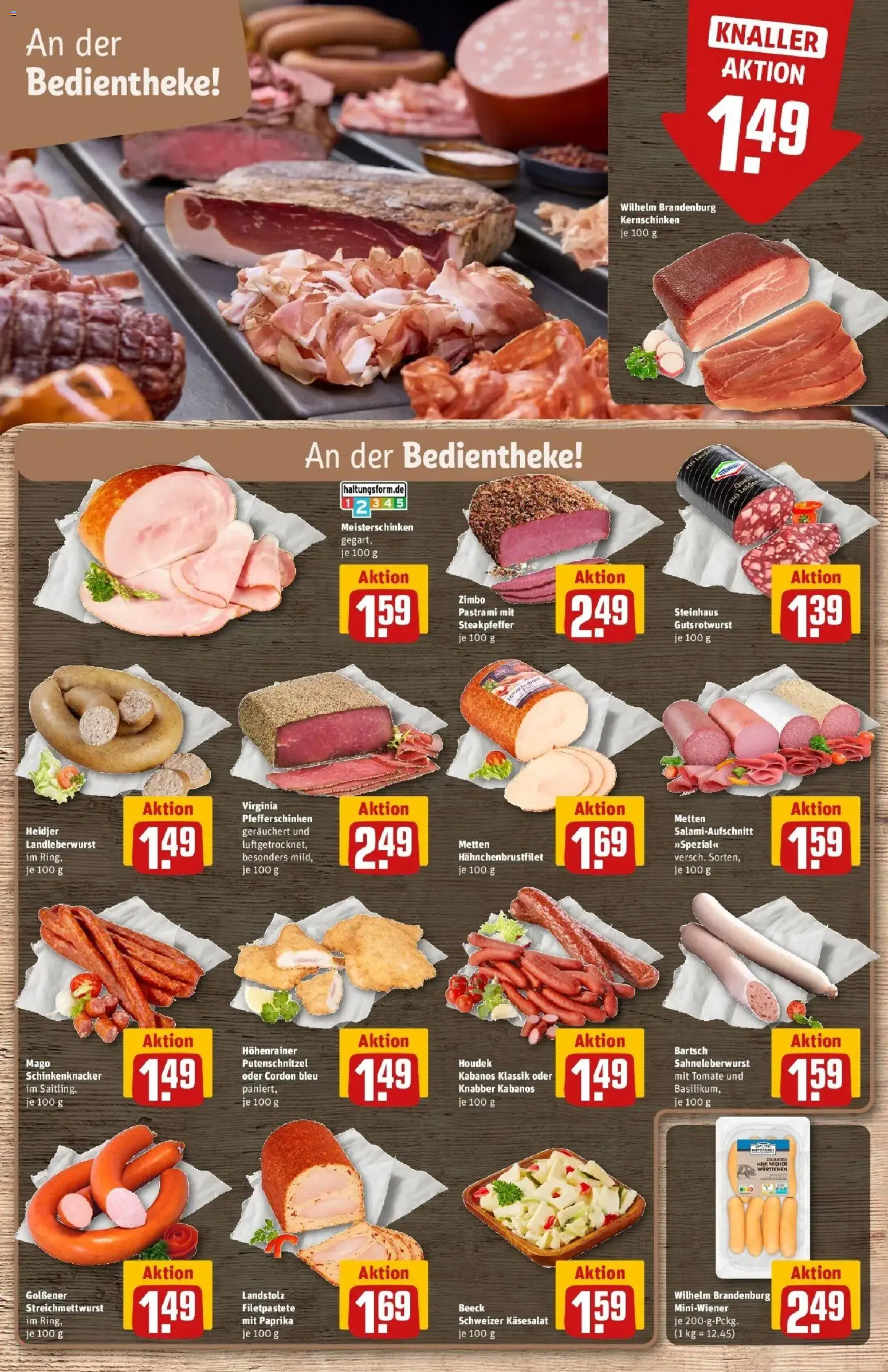 REWE Prospekt ab 31.08.2026 zum Blättern » Angebote | Seite: 10 | Produkte: Wiener wurstchen, Paprika, Putenschnitzel