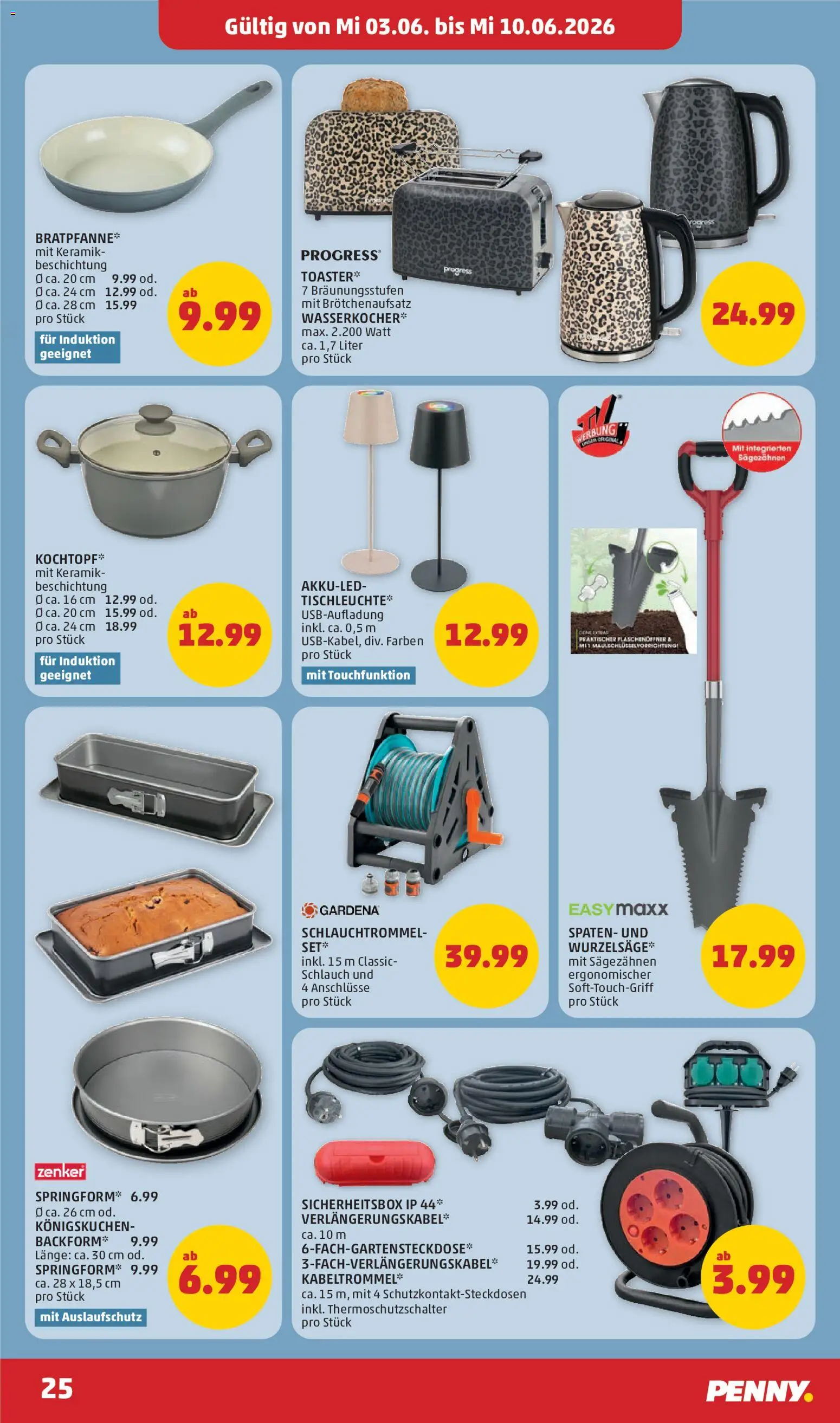 Penny Markt - Flugblatt gültig ab 03.06.2026 | Seite: 25 | Produkte: Wasserkocher