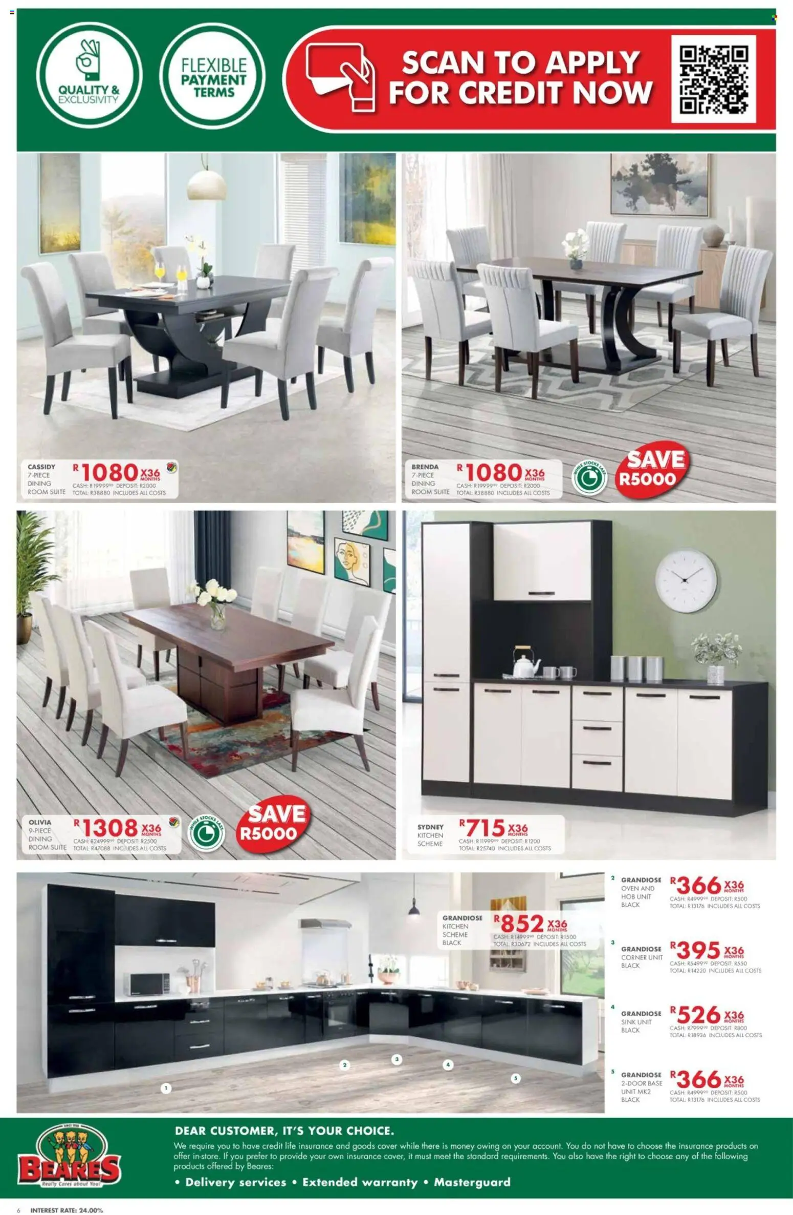 New Beares catalogue – valid from 06/07/2026 | Page: 6 | Products: Cover, Oven, Hob, Sink
