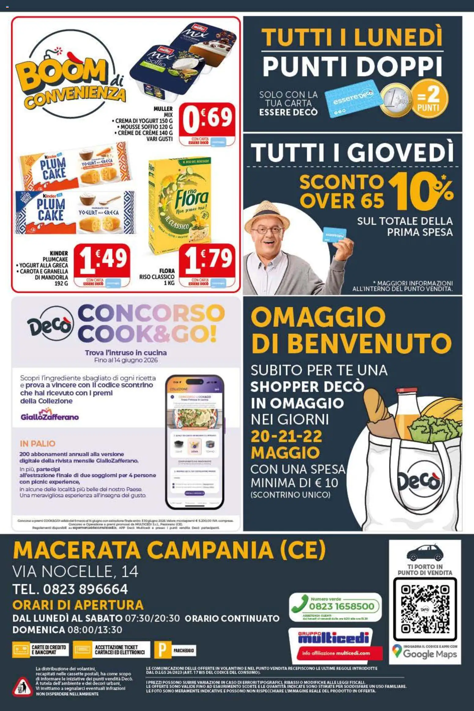 Volantino Decò del 20.05.2026 | Pagina: 12 | Prodotti: Crema, Riso, Tè, Plumcake